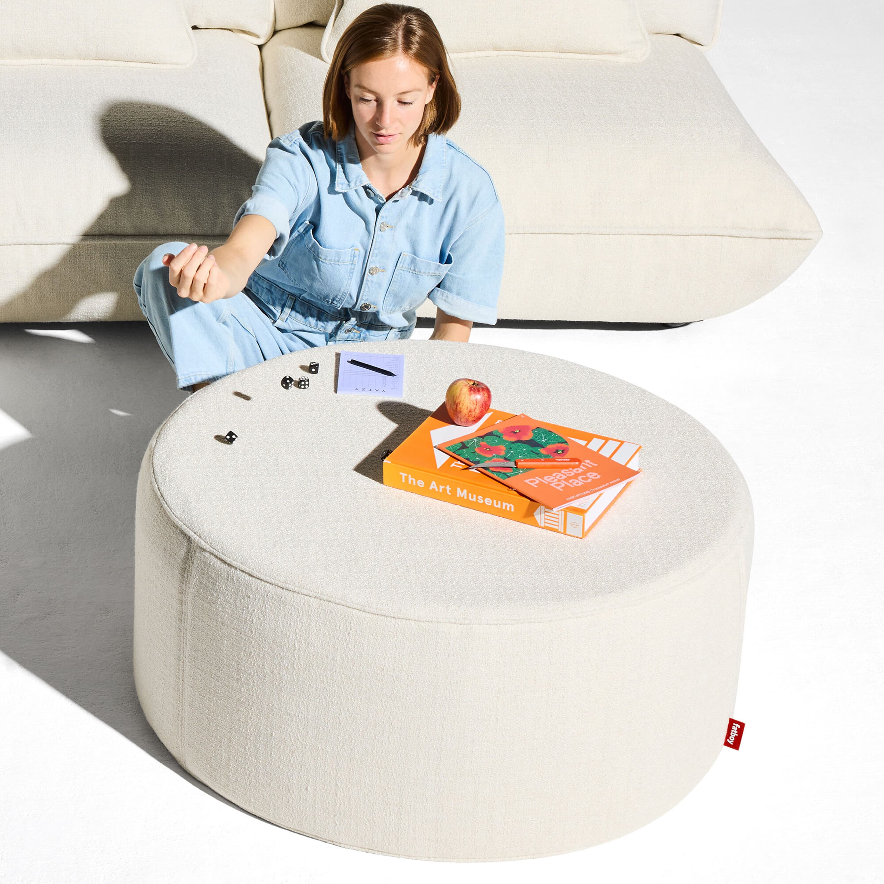 Pfffh Recycled Bouclé Istuinpouf Kerma