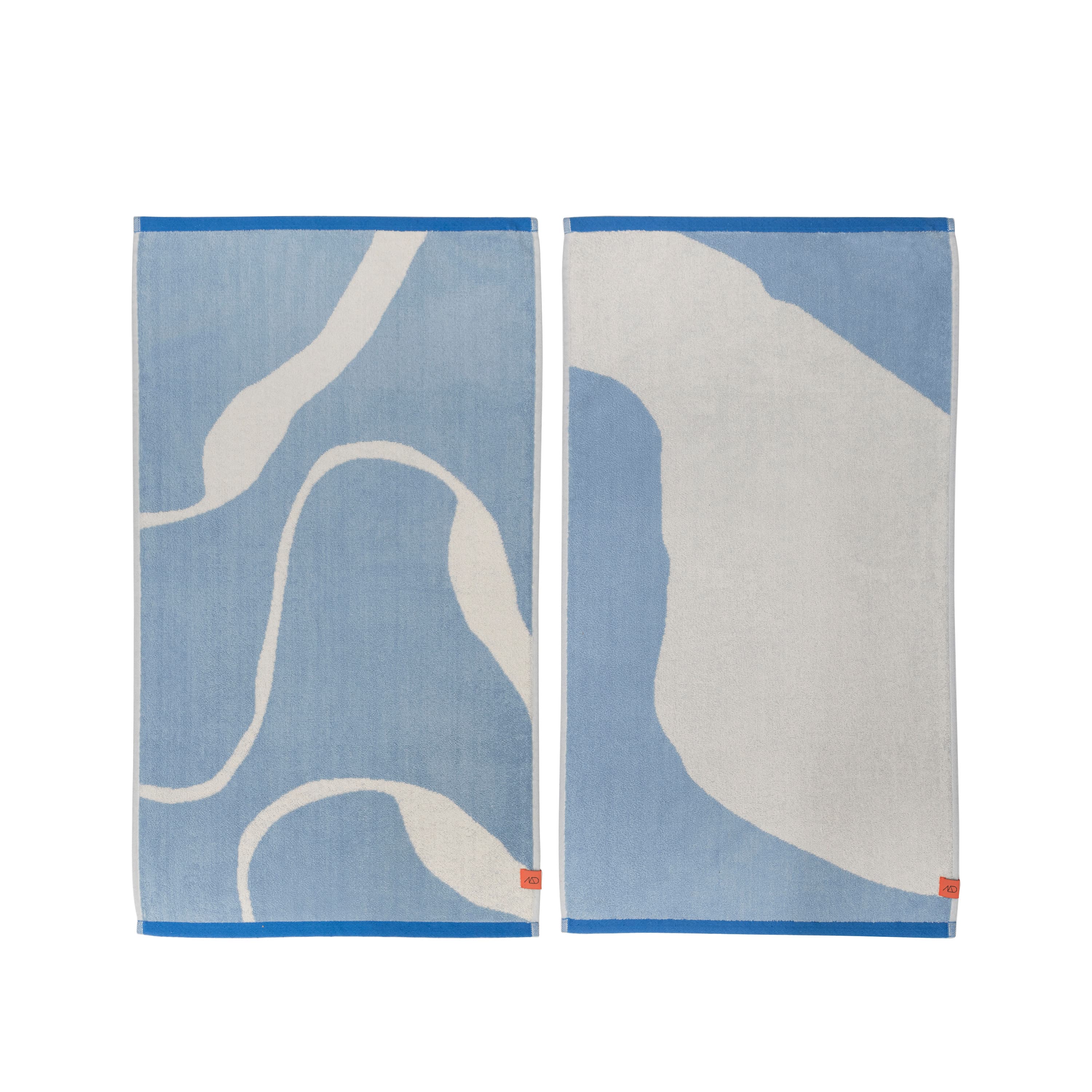 Nova Arte Pyyhe Light Blue/Off-White 40x55 2 kpl