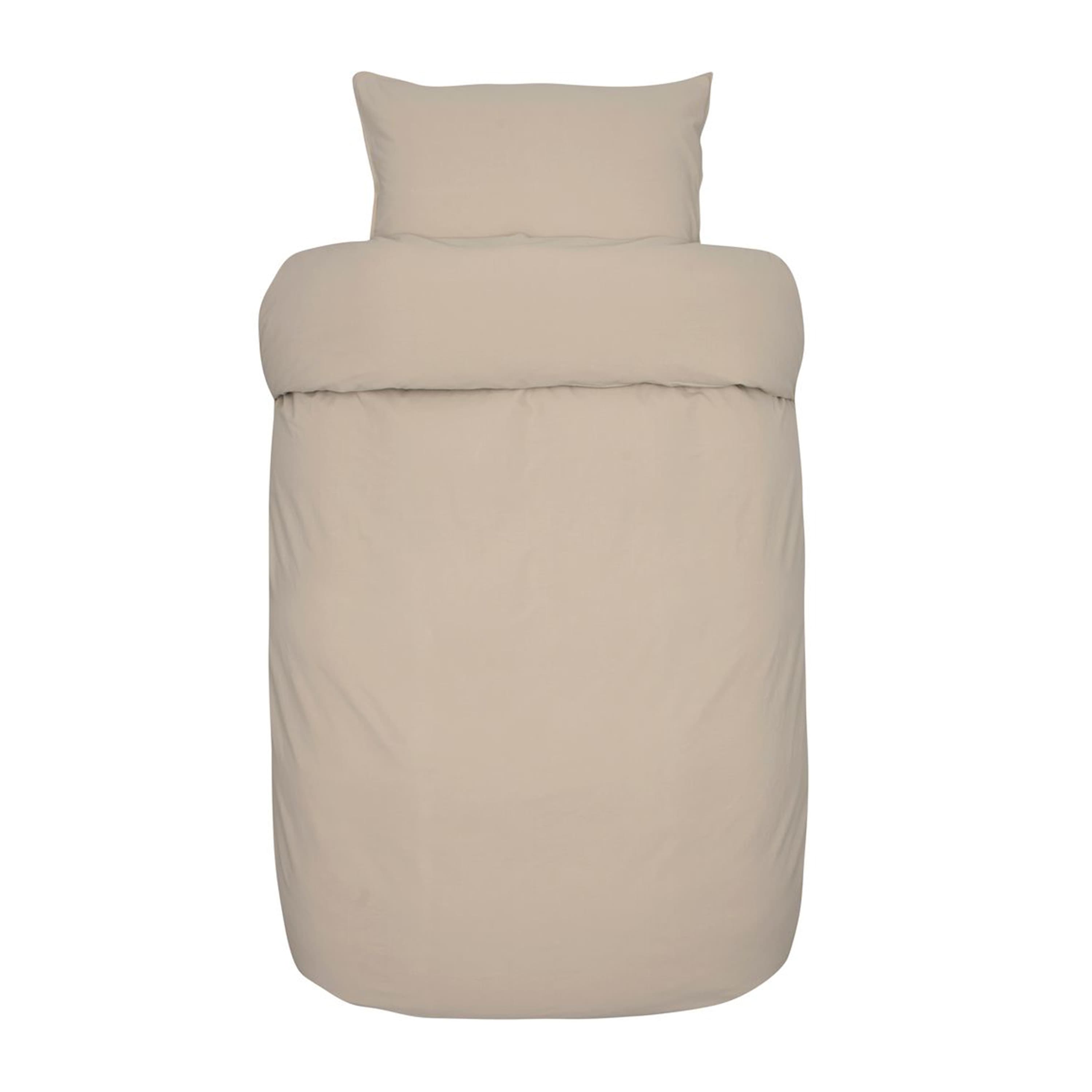 Frøya Pussilakanasett Beige 150x210/50x60