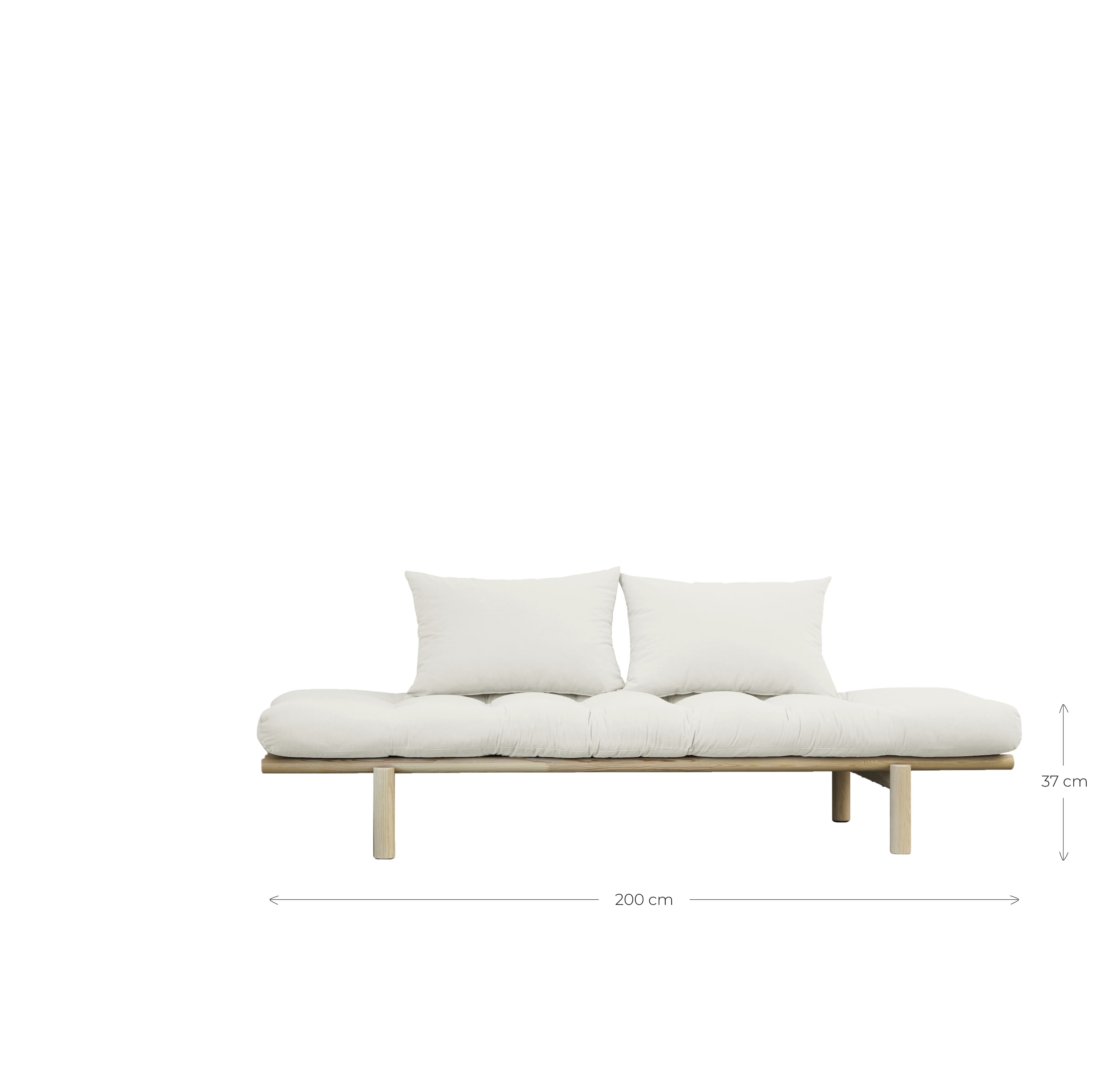 Pace Sohvasänky Luonnonväri/Pellava 200 cm