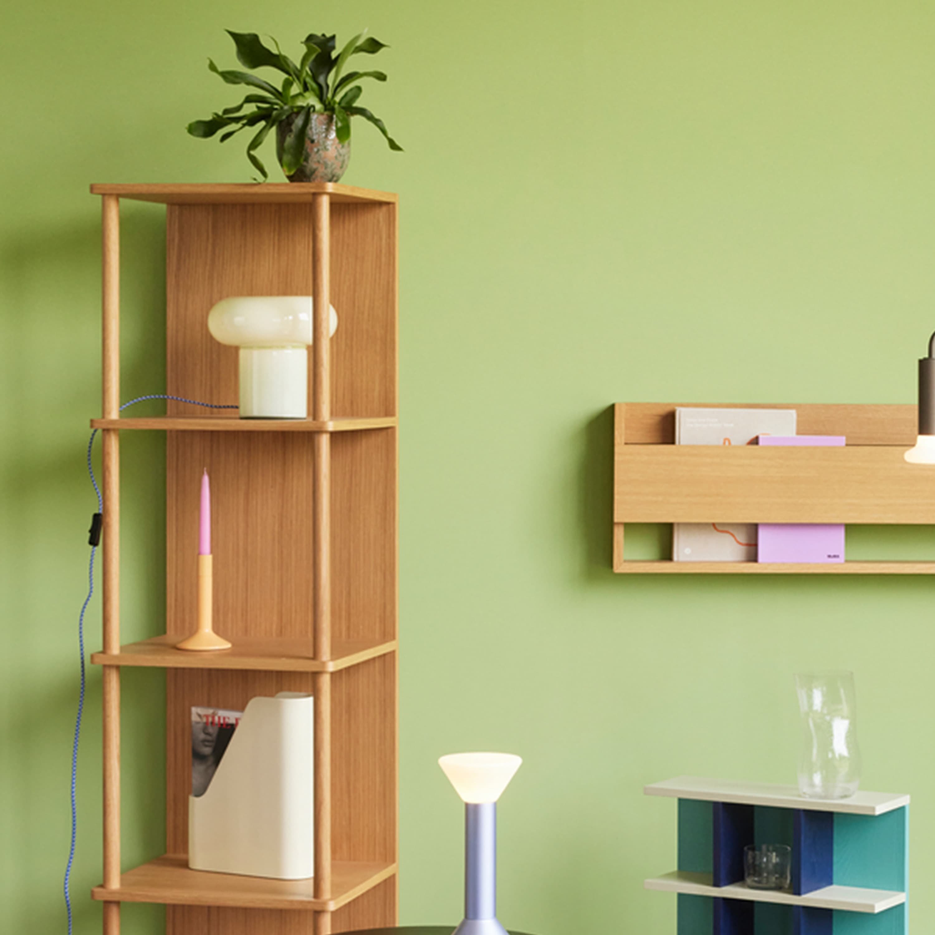Hues Pöytävalaisin Light green Ø23