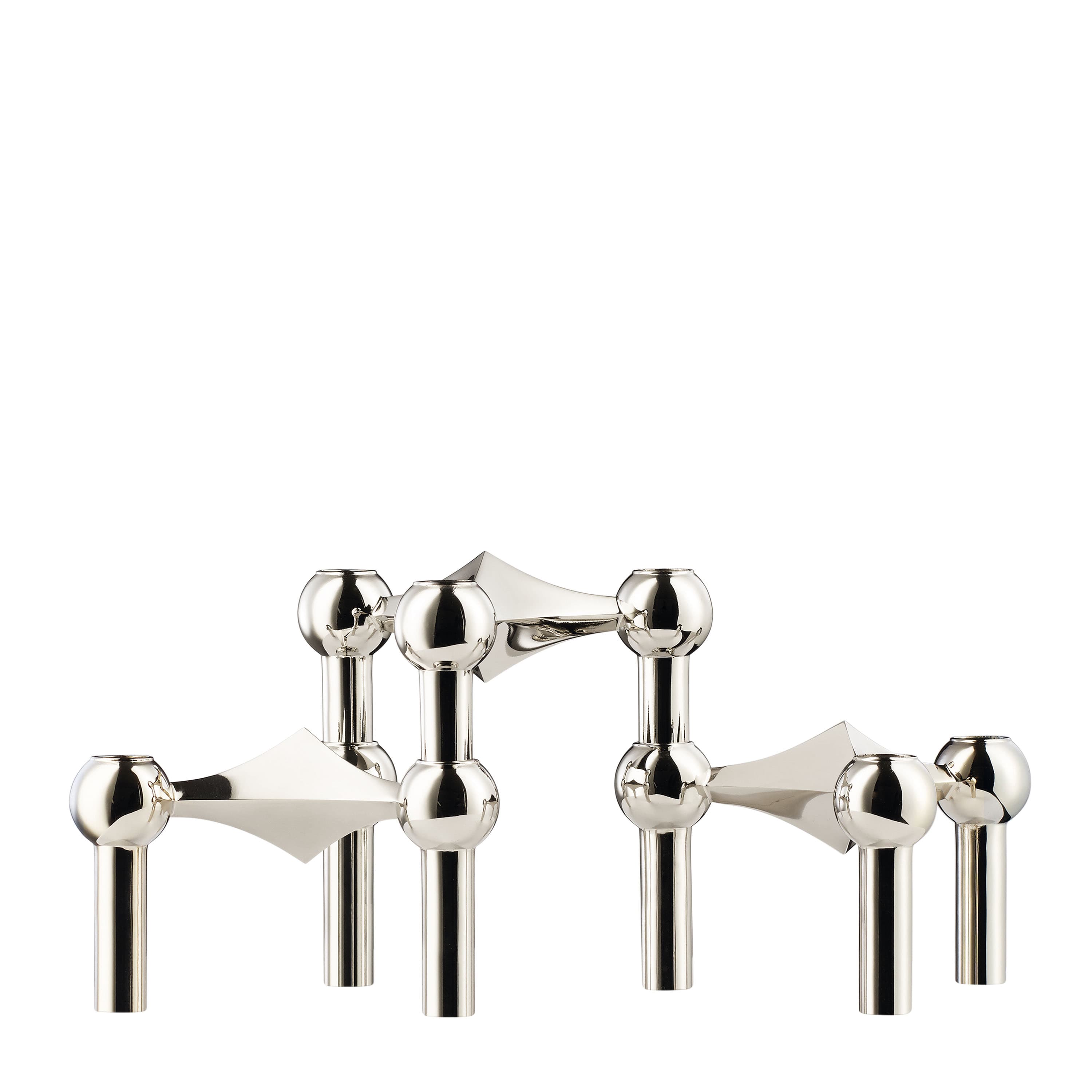 STOFF Nagel Kynttilänjalka Chrome 3-pakkaus