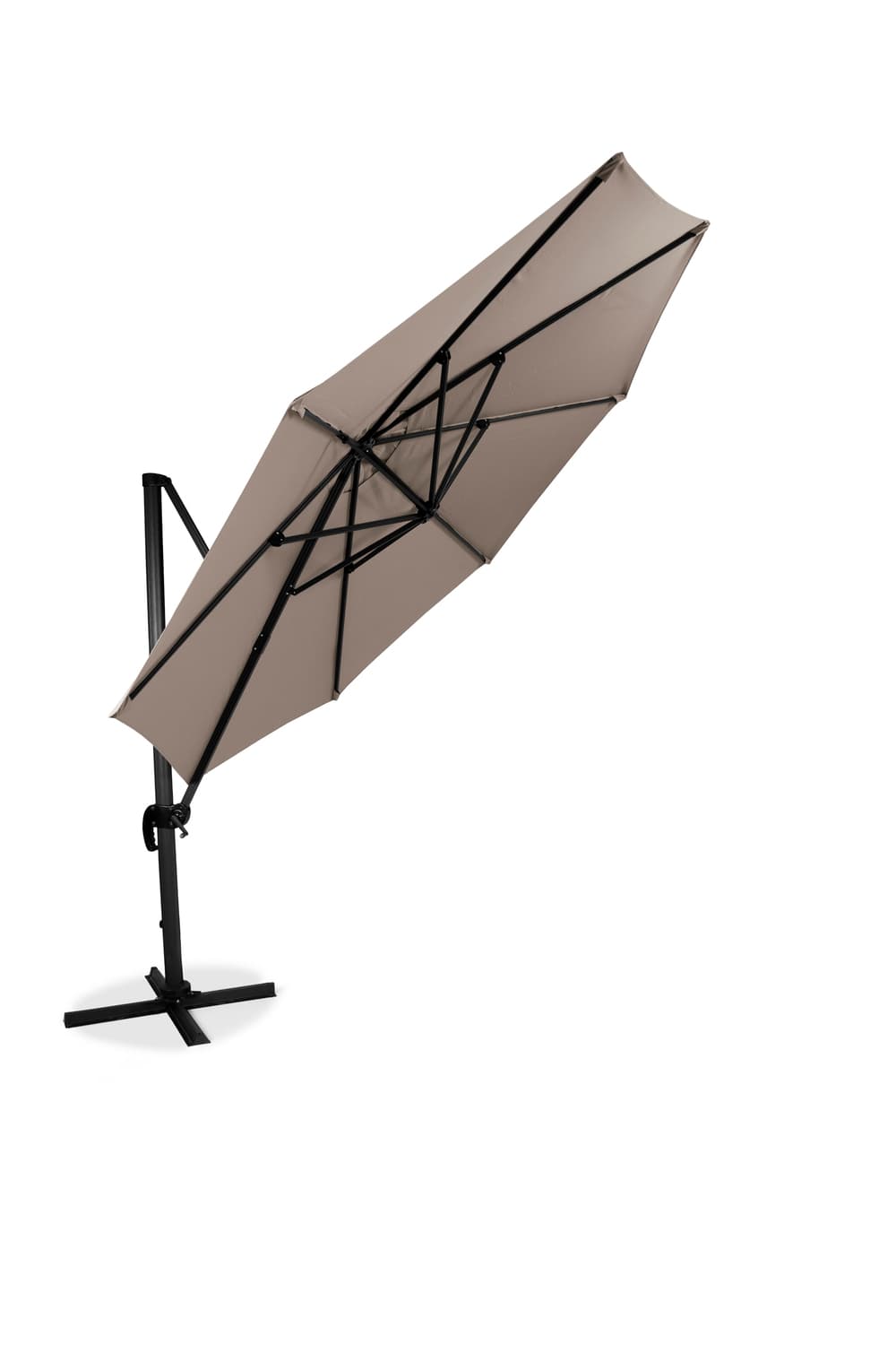 Riippuva aurinkovarjo Alu/Beige 300 cm