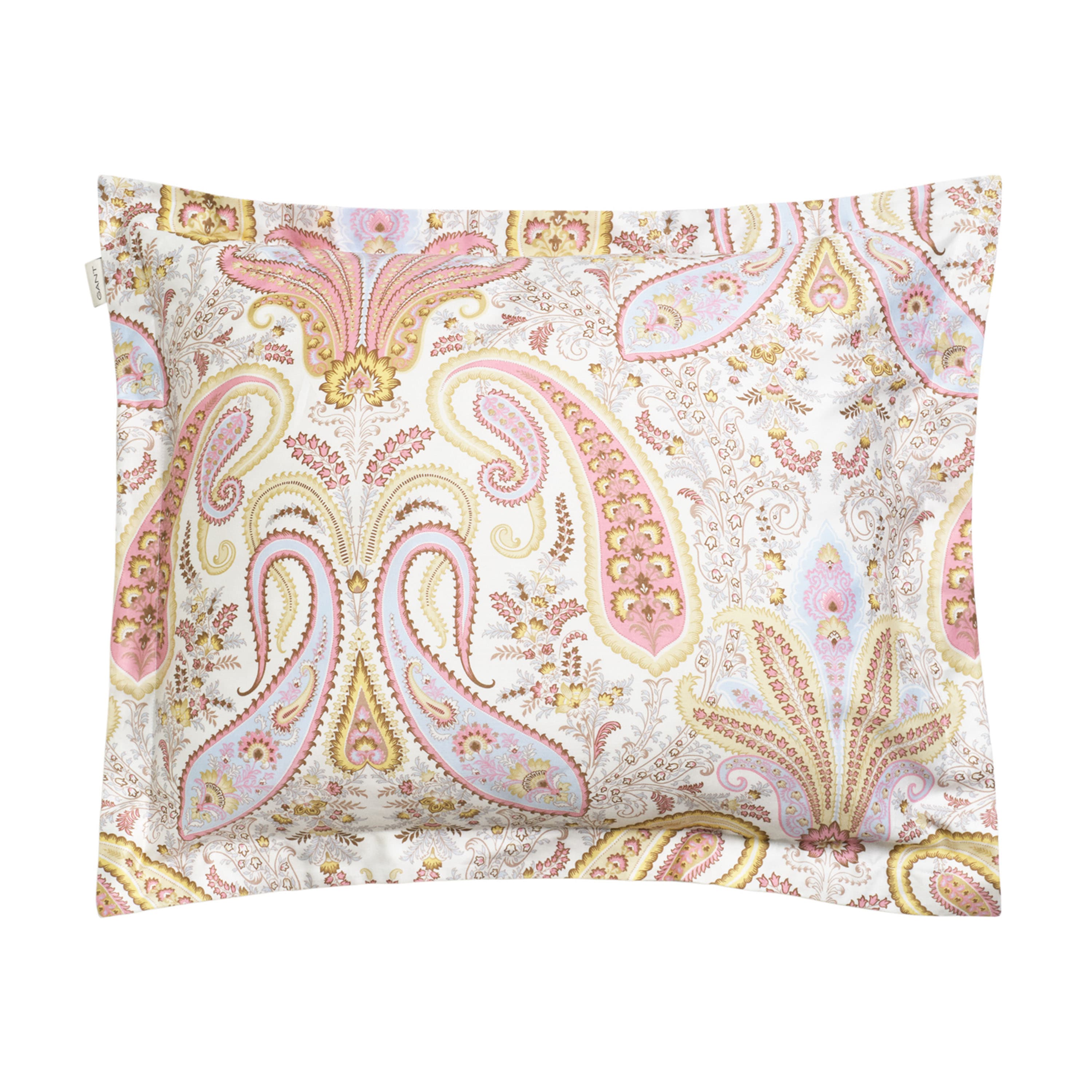 Key West Paisley Tyynyliina Vanilla Yellow 50x60