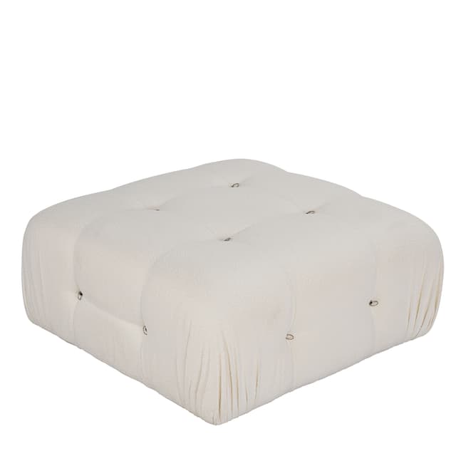 Blanca Jalkapallo White Bouclé