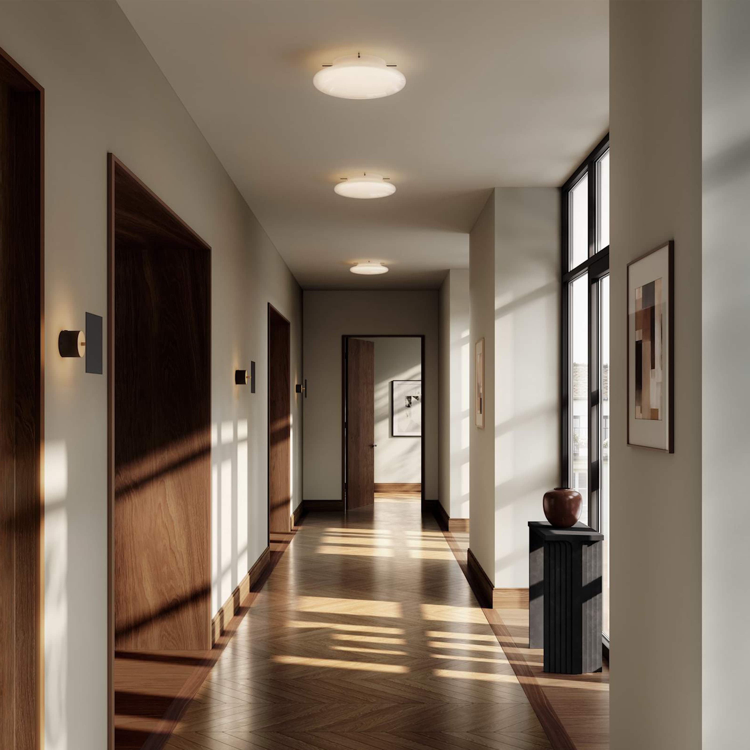 Hikari Seinävalaisin Opal White Ø45