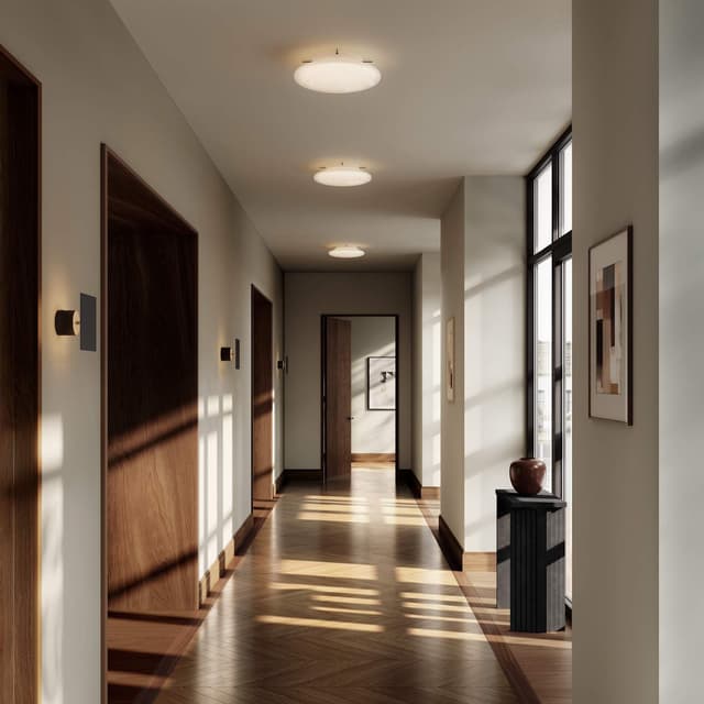 Hikari Seinävalaisin Opal White Ø45