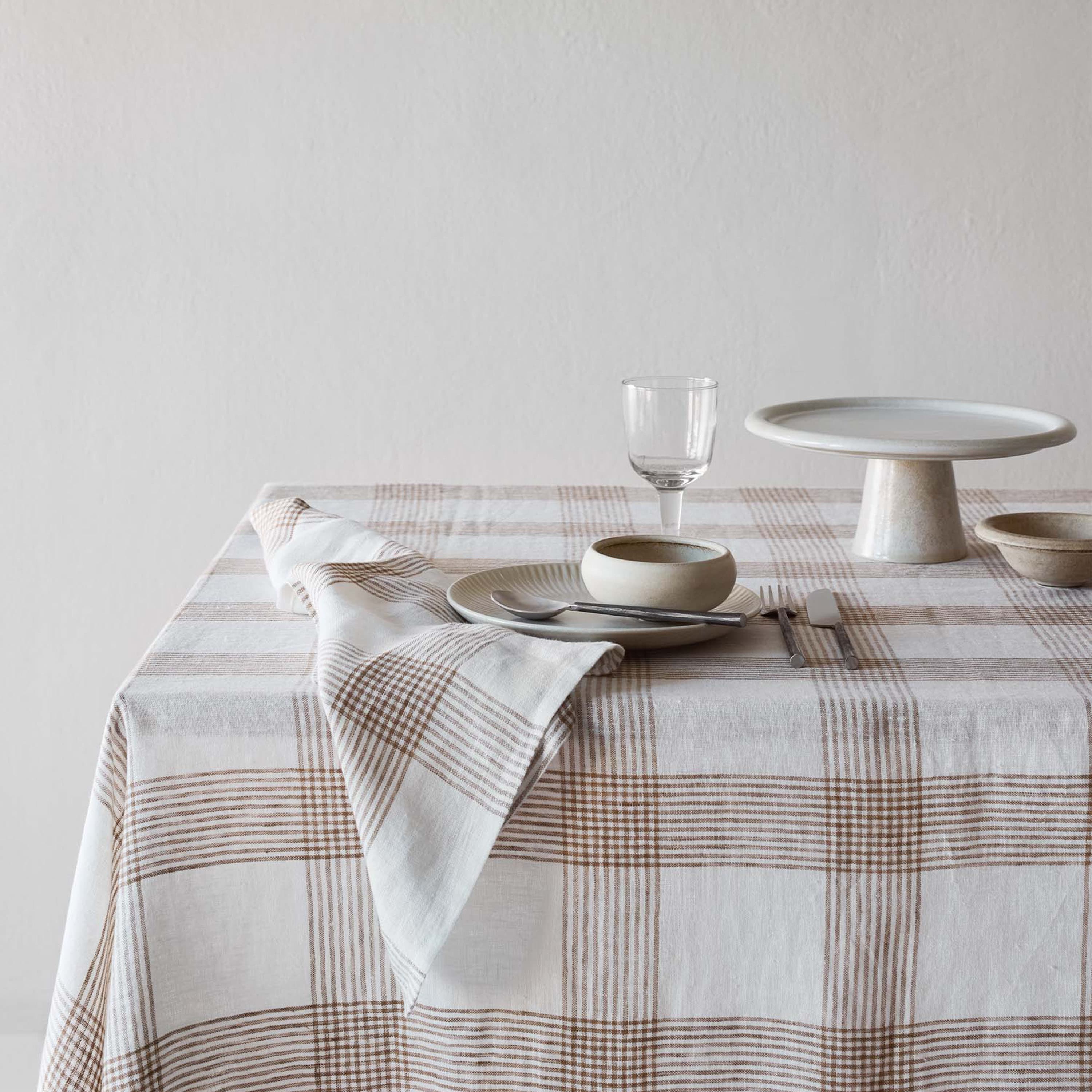 Odette Servetit Brun 45x45 cm 4 kpl