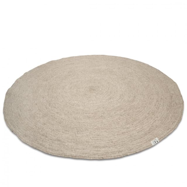 Merino pyöreä villamatto Oat Ø 200