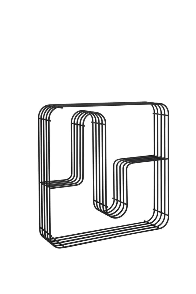 Curva Display Square Seinähylly Black