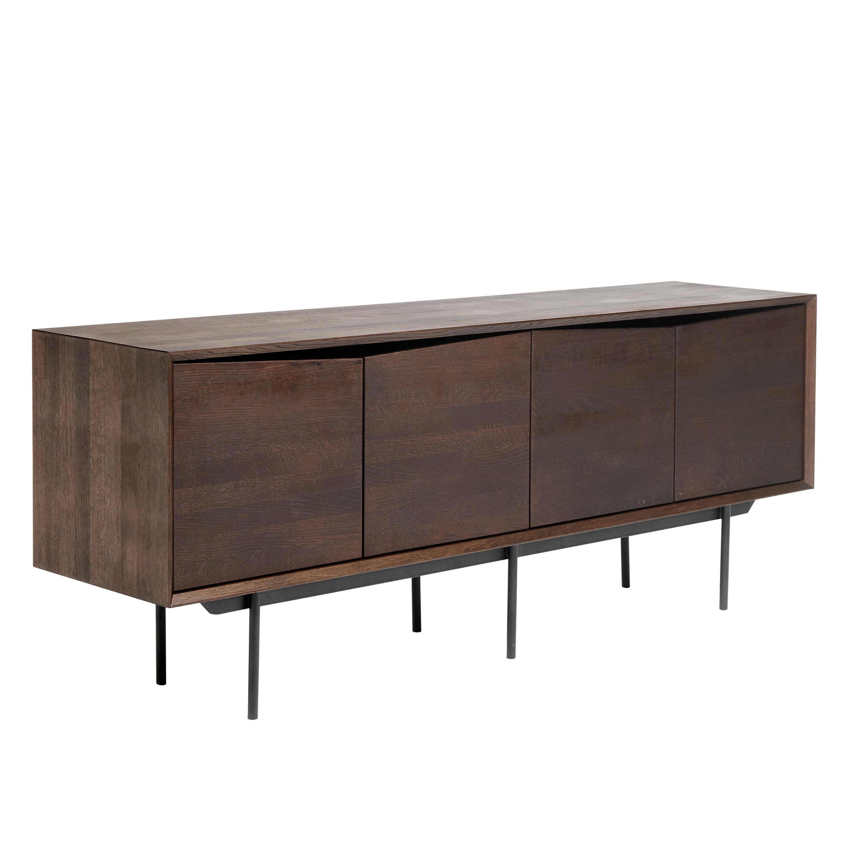 Wing 4 ovea Sivupöytä Smoked Oak 185x72