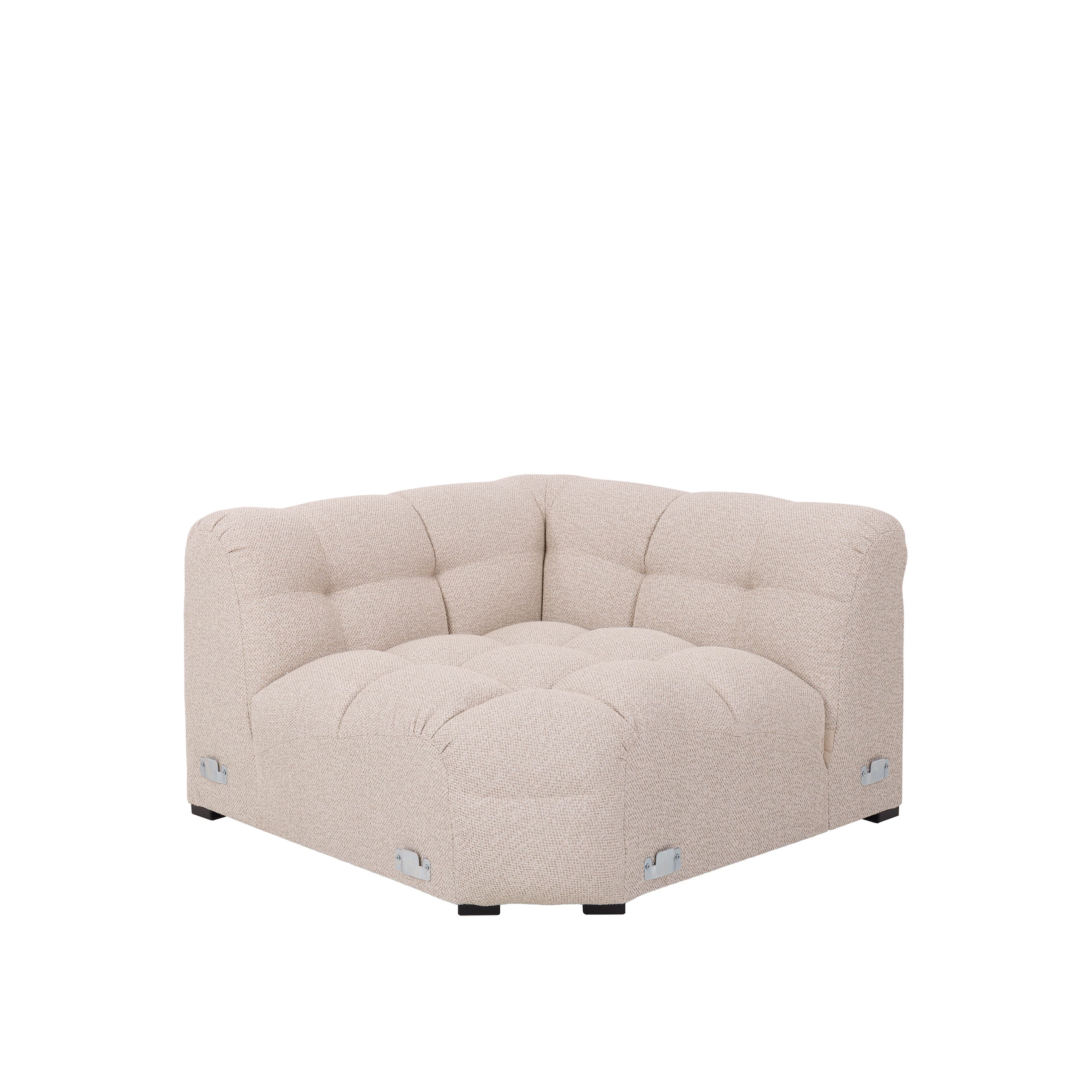 Billie Kulmamoduuli Beige Bouclé 120cm