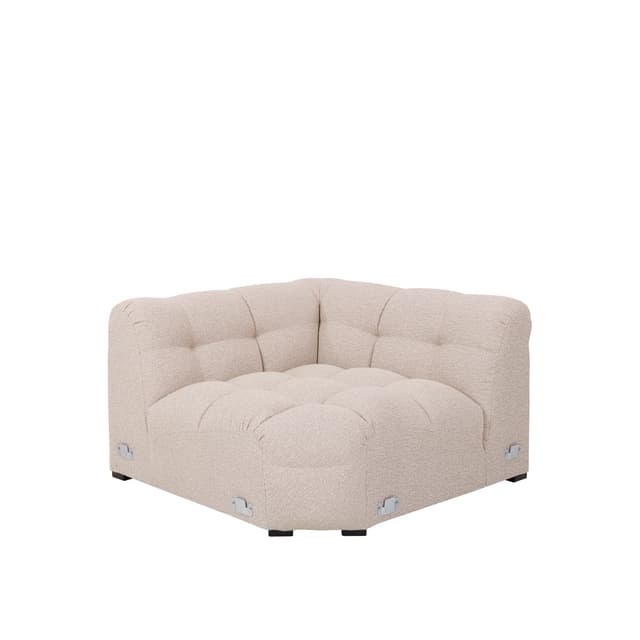 Billie Kulmamoduuli Beige Bouclé 120cm