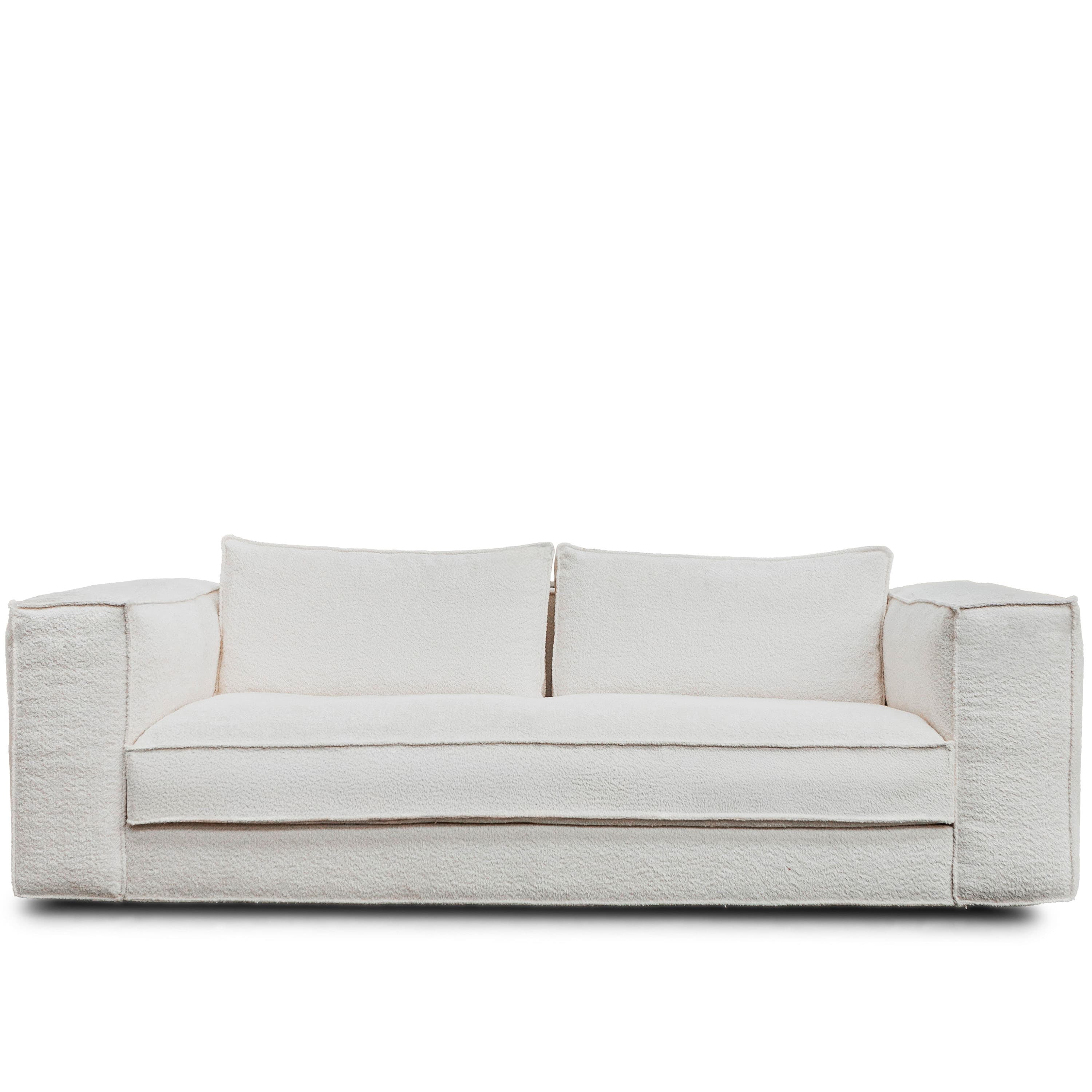 Klinge-sohva Bouclé Soft Offwhite 243cm