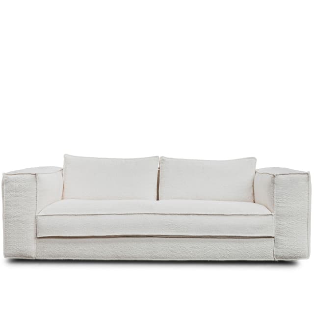 Klinge-sohva Bouclé Soft Offwhite 243cm