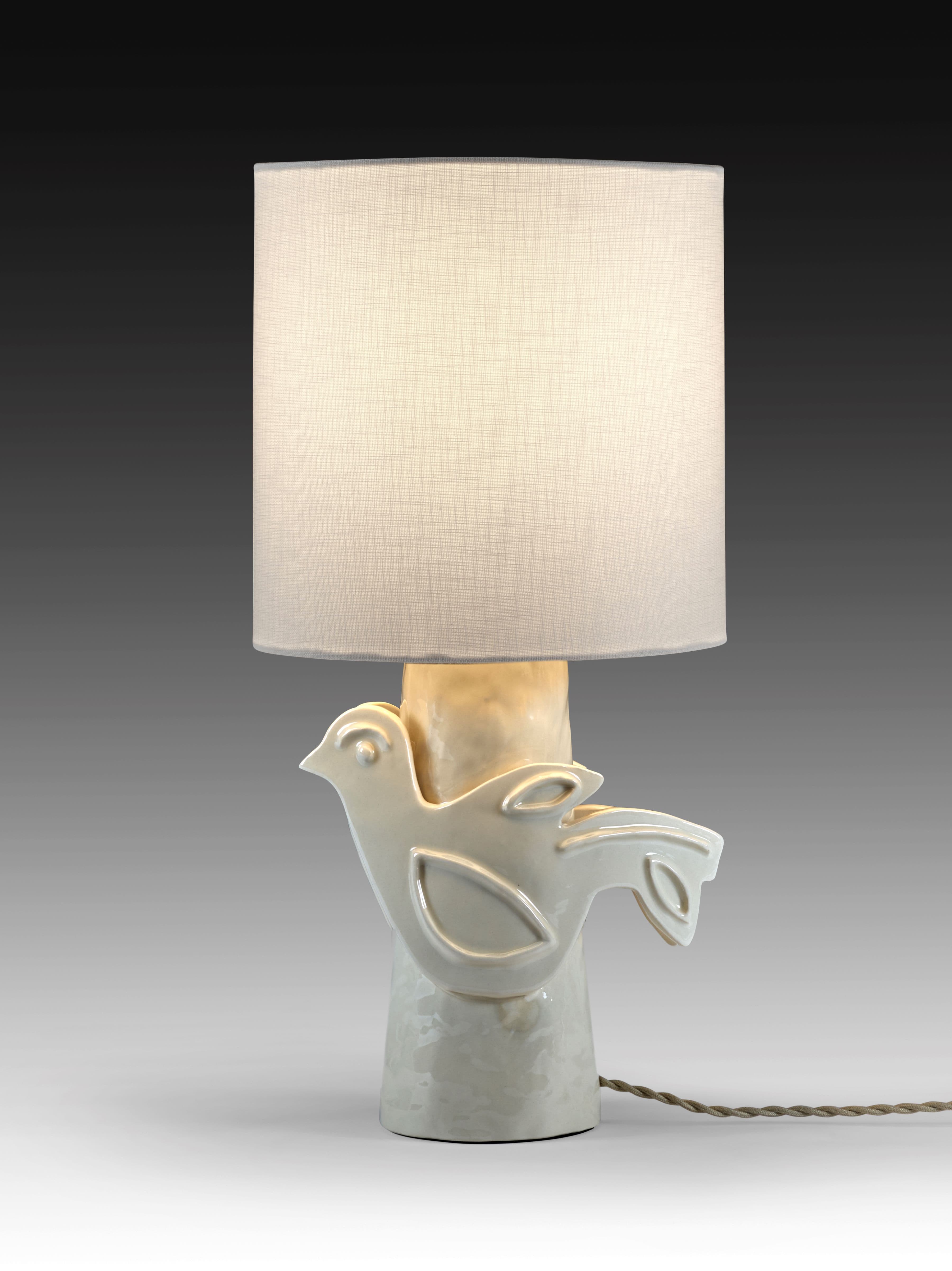 Paloma Pöytävalaisin Valkoinen 52 cm