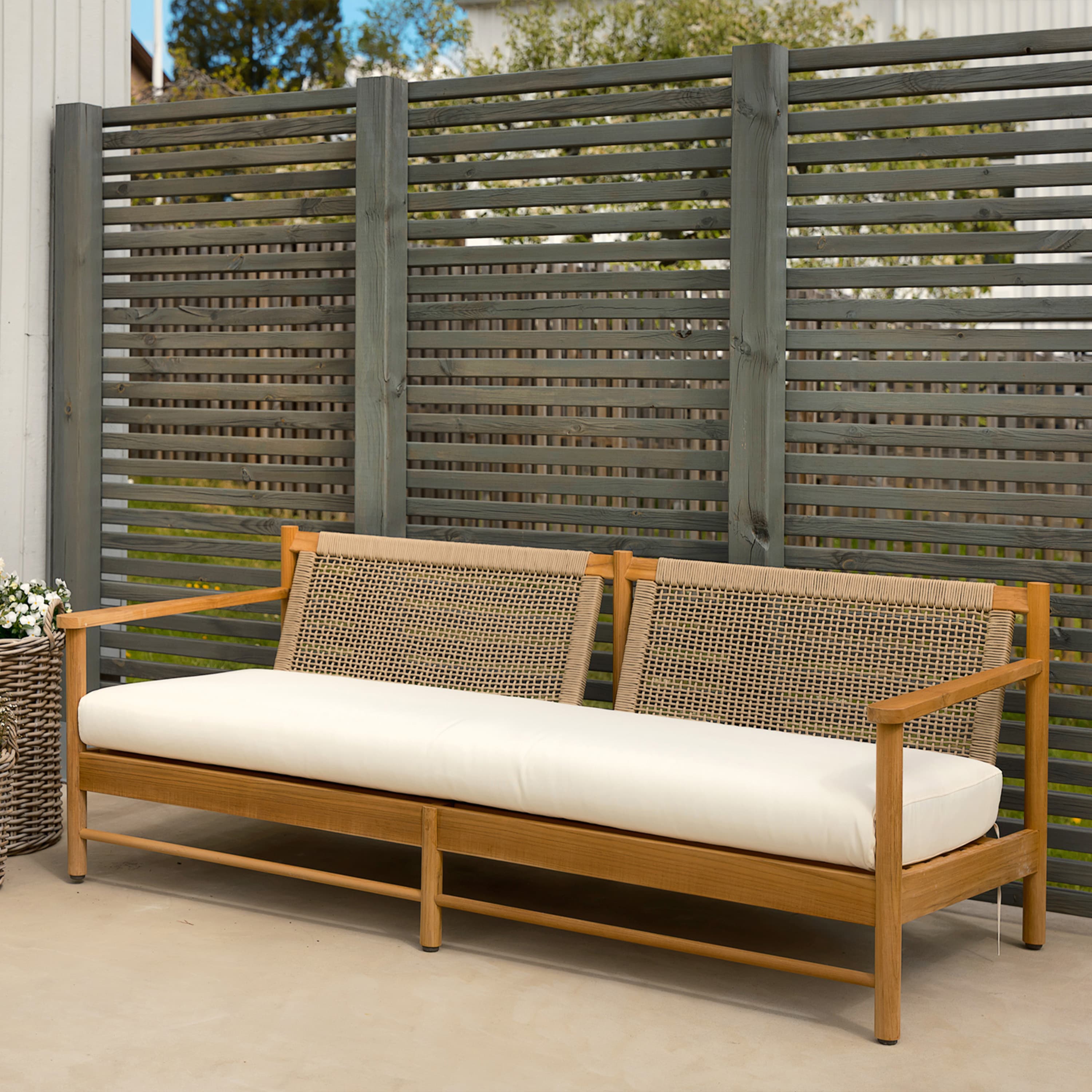 Soleil Outdoor Lounge-sohva 185 cm