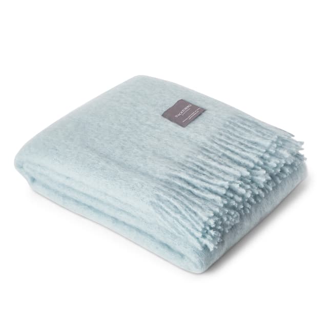 Mohair Torkkupeitto Dusky Blue