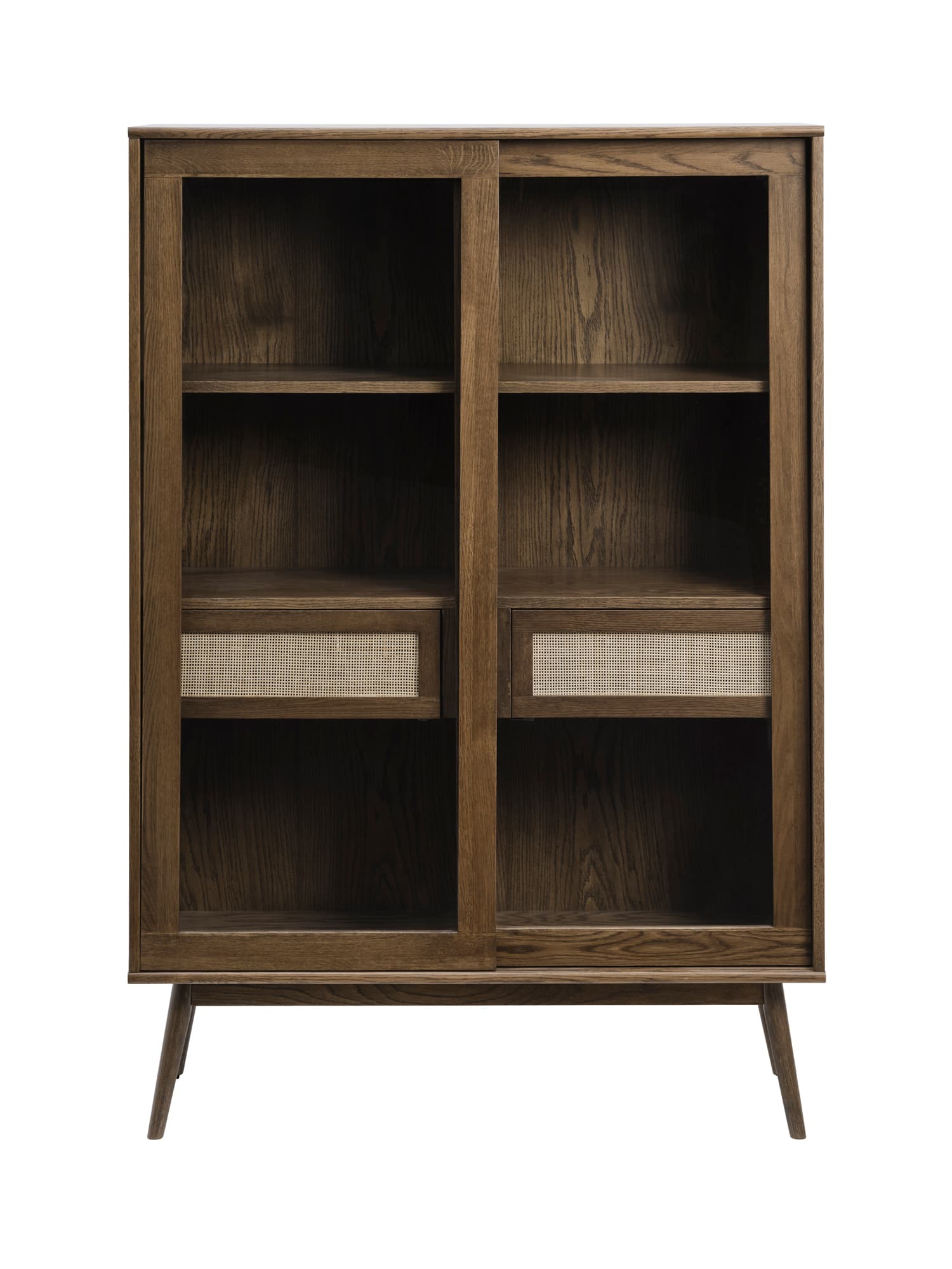 Sofia Vitriinikaappi Smoked Oak 160cm
