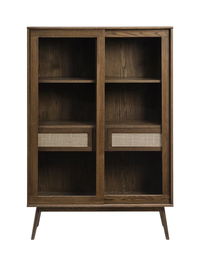 Sofia Vitriinikaappi Smoked Oak 160cm