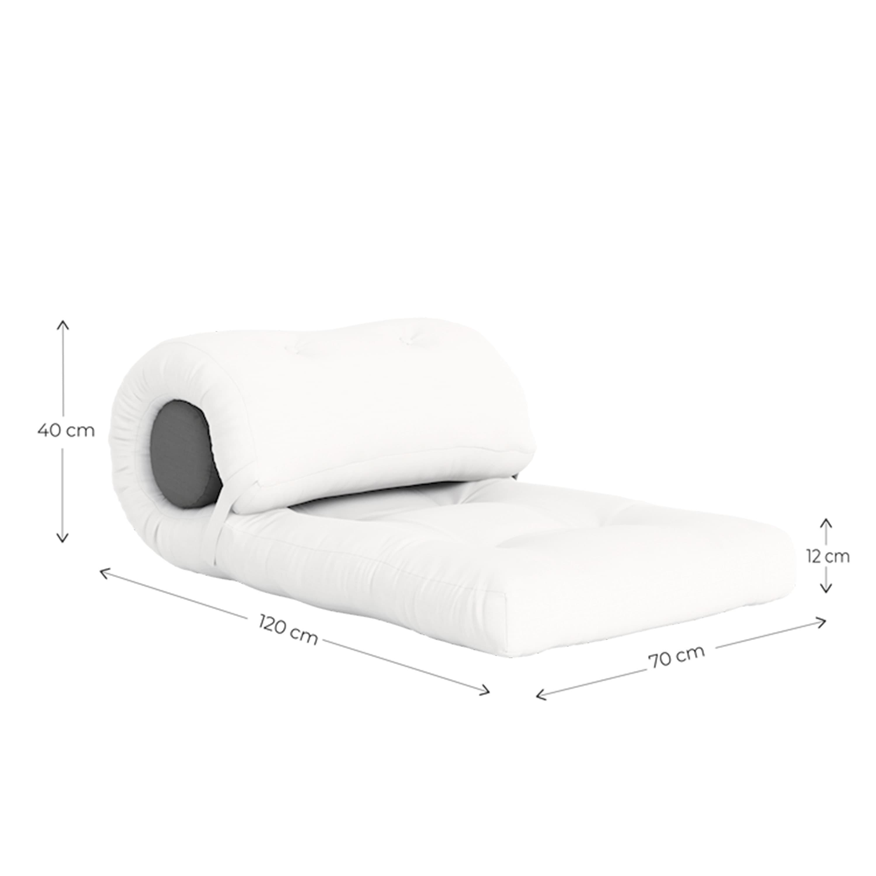 Wrap Out Lounge-patja White 70cm