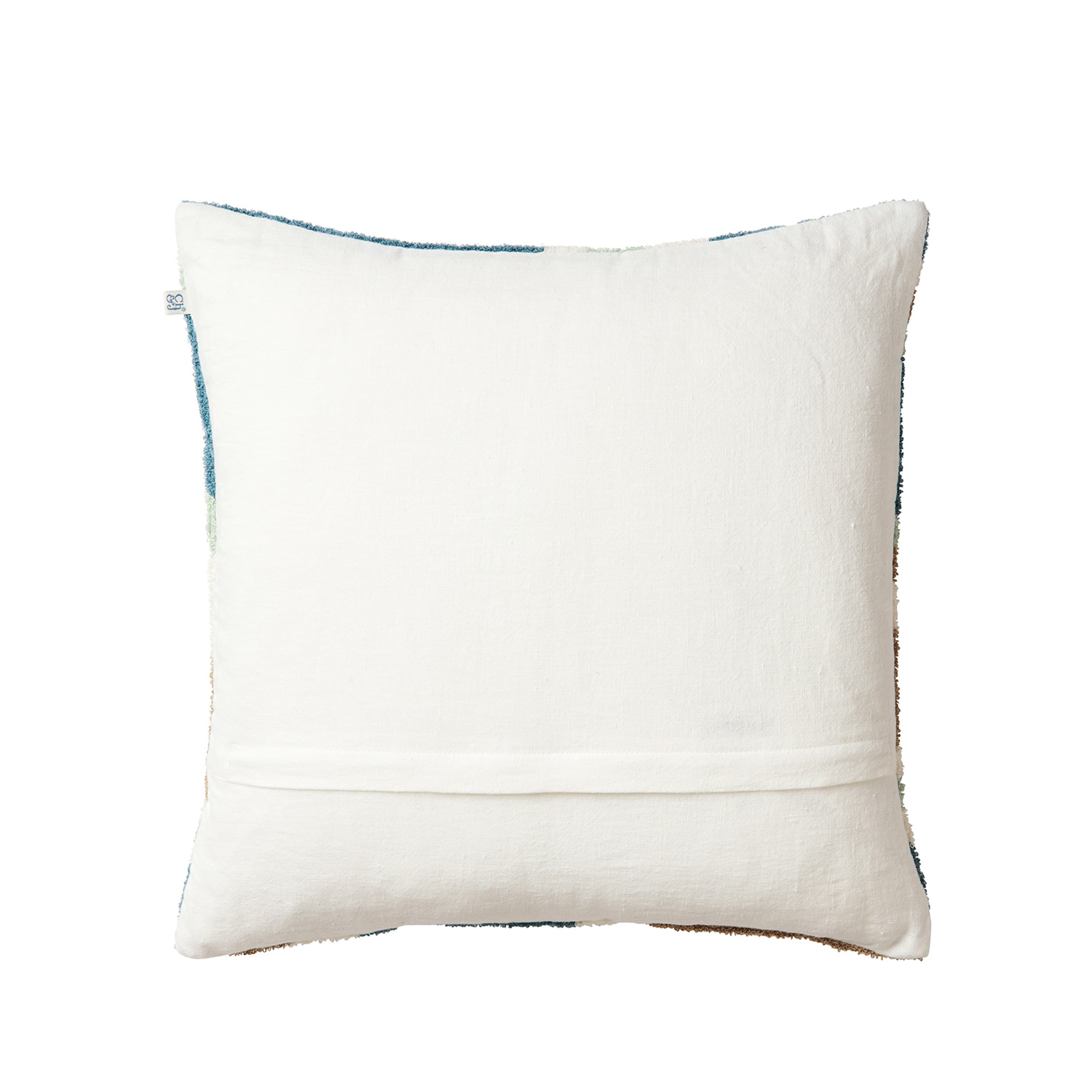 Godavari Koristetyynyliina Heaven Blue/Aqua/Sand/Off White 50x50 cm