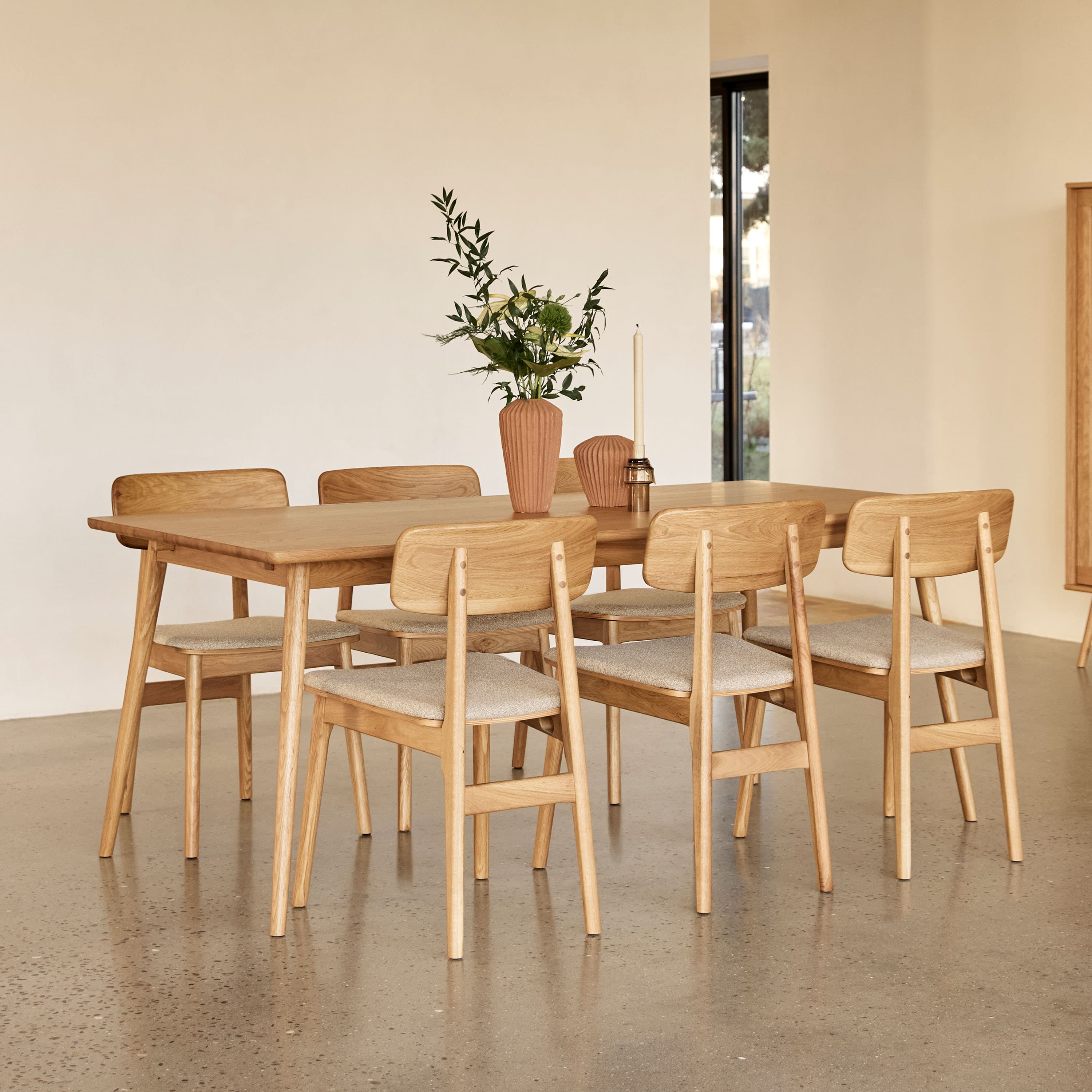 Sofia Ruokapöytä Natural Oak 190cm