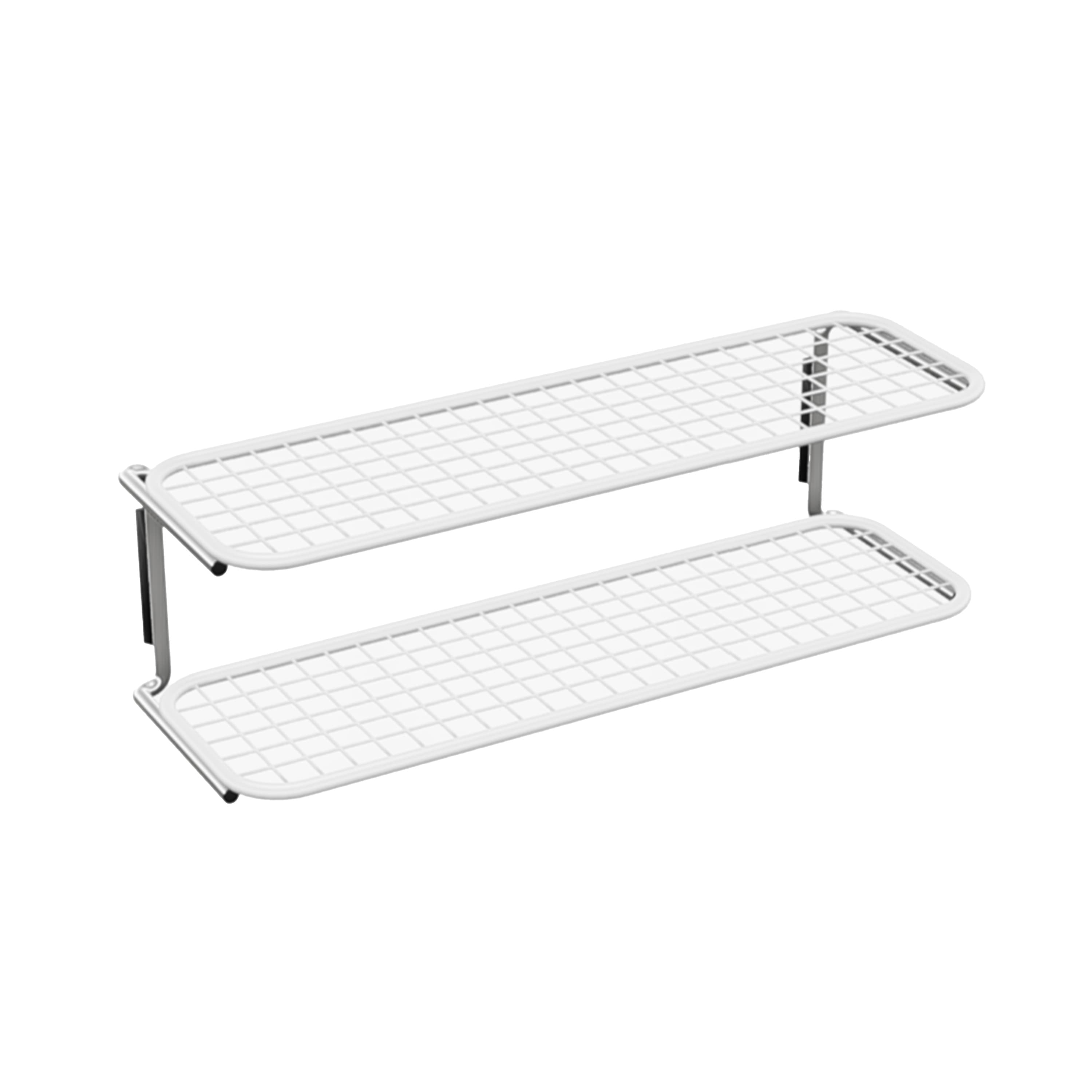 Classic Kenkähylly Tupla Valkoinen/Kromi 80cm