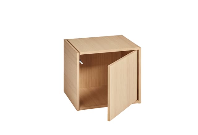 Bricks Cube right kaappi white oak 36x36