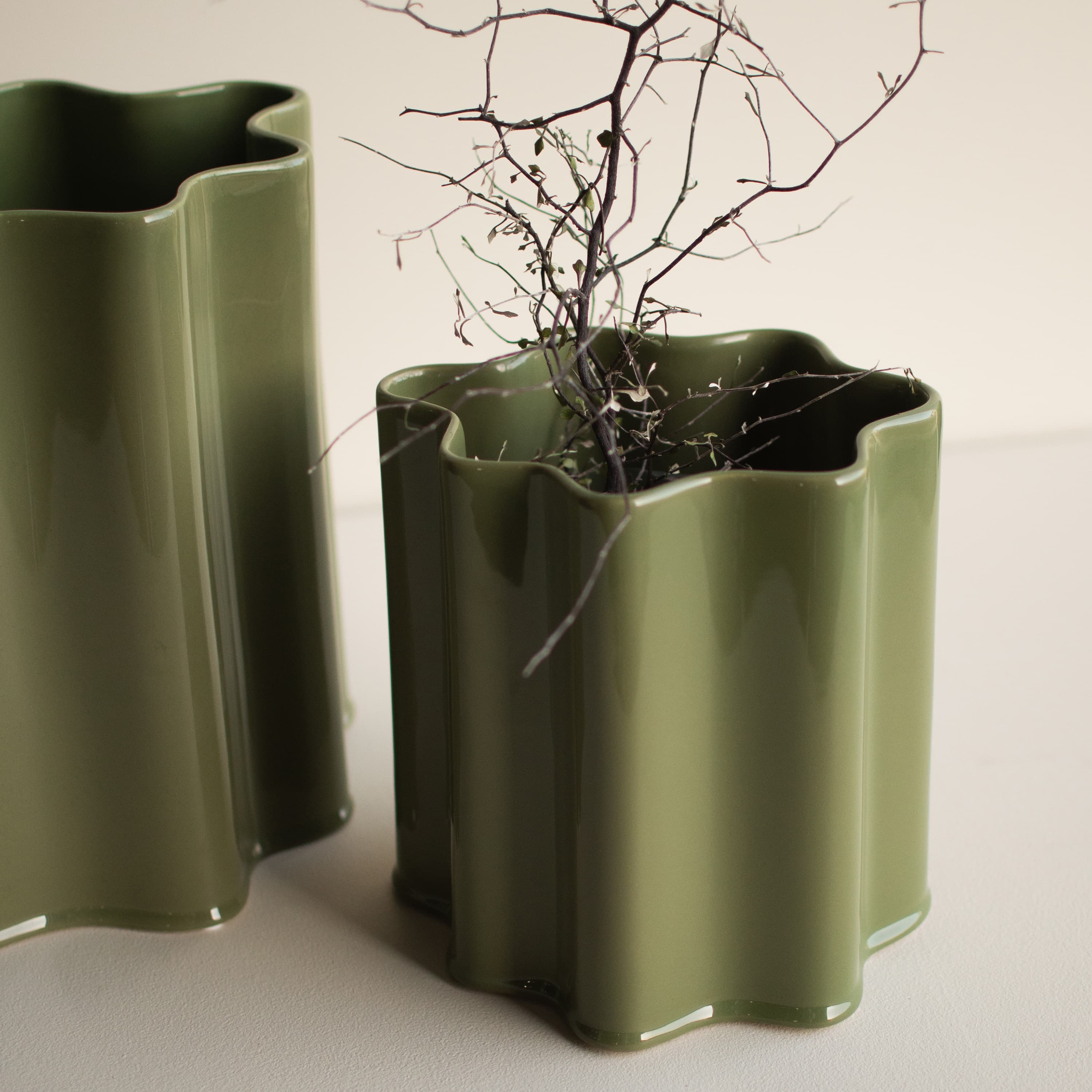 Filter Ruukku Kiiltävä vihreä Iso