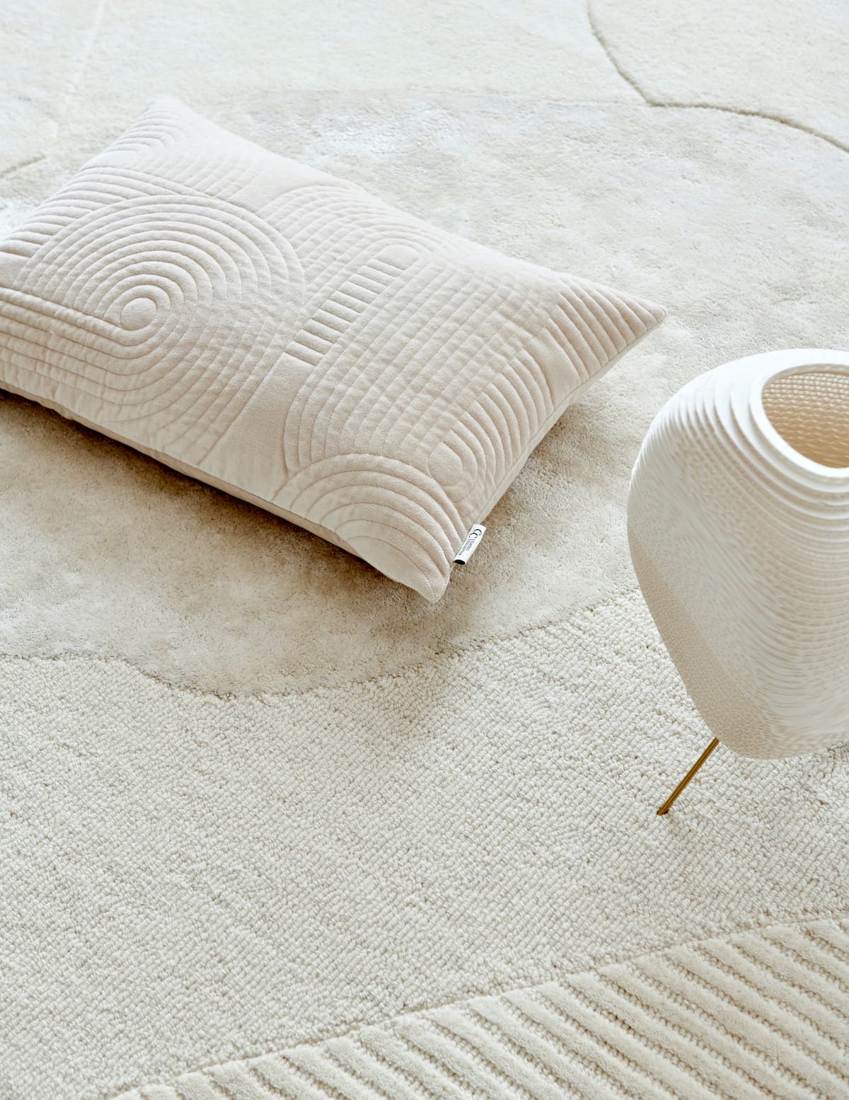Topaz Villa-/Viskoosimatto Ivory 250 x 350