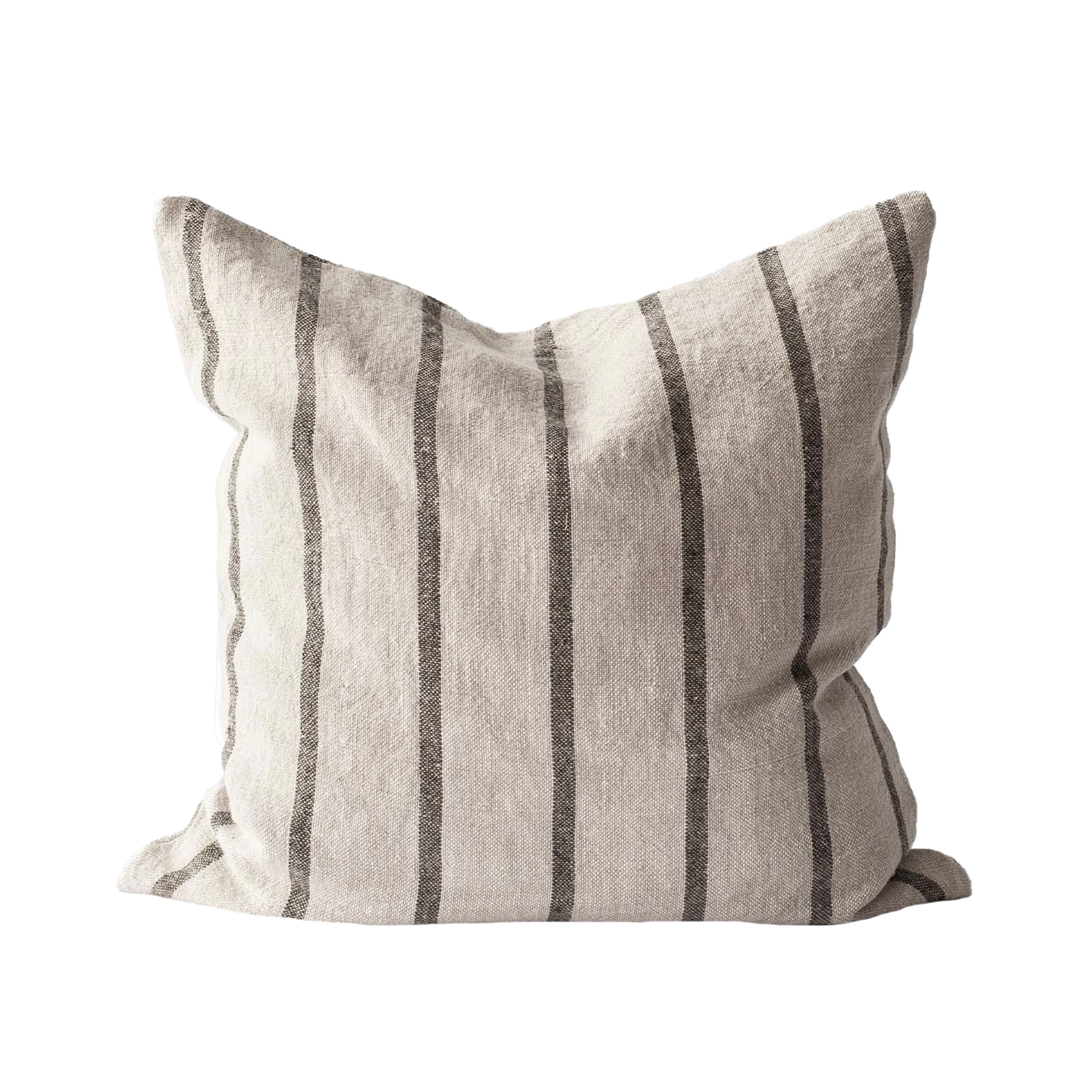 Melvin Tyynynpäällinen Pellava Taupe Stripe 50x50