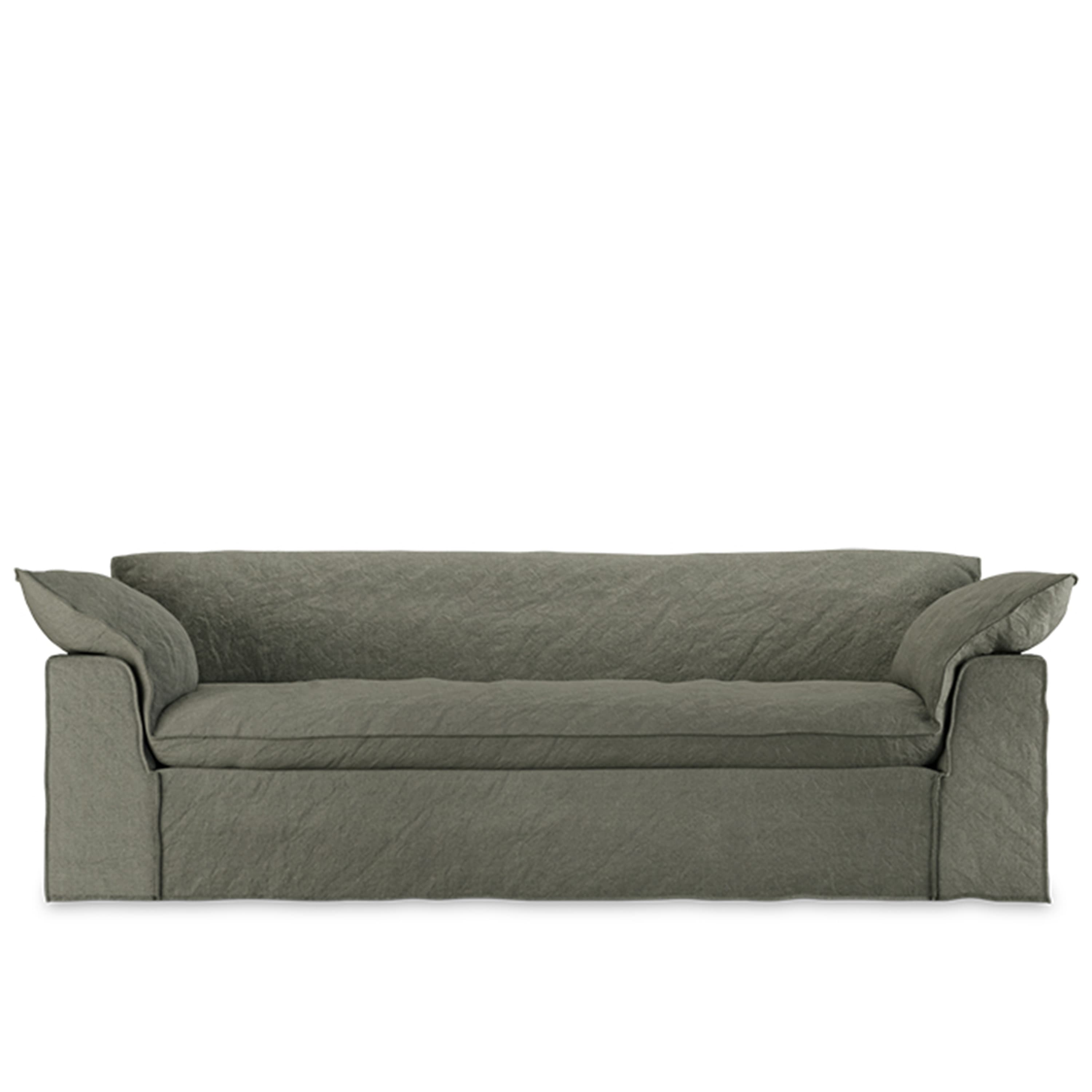 Nomad Sohva Linen/Army Green 244cm