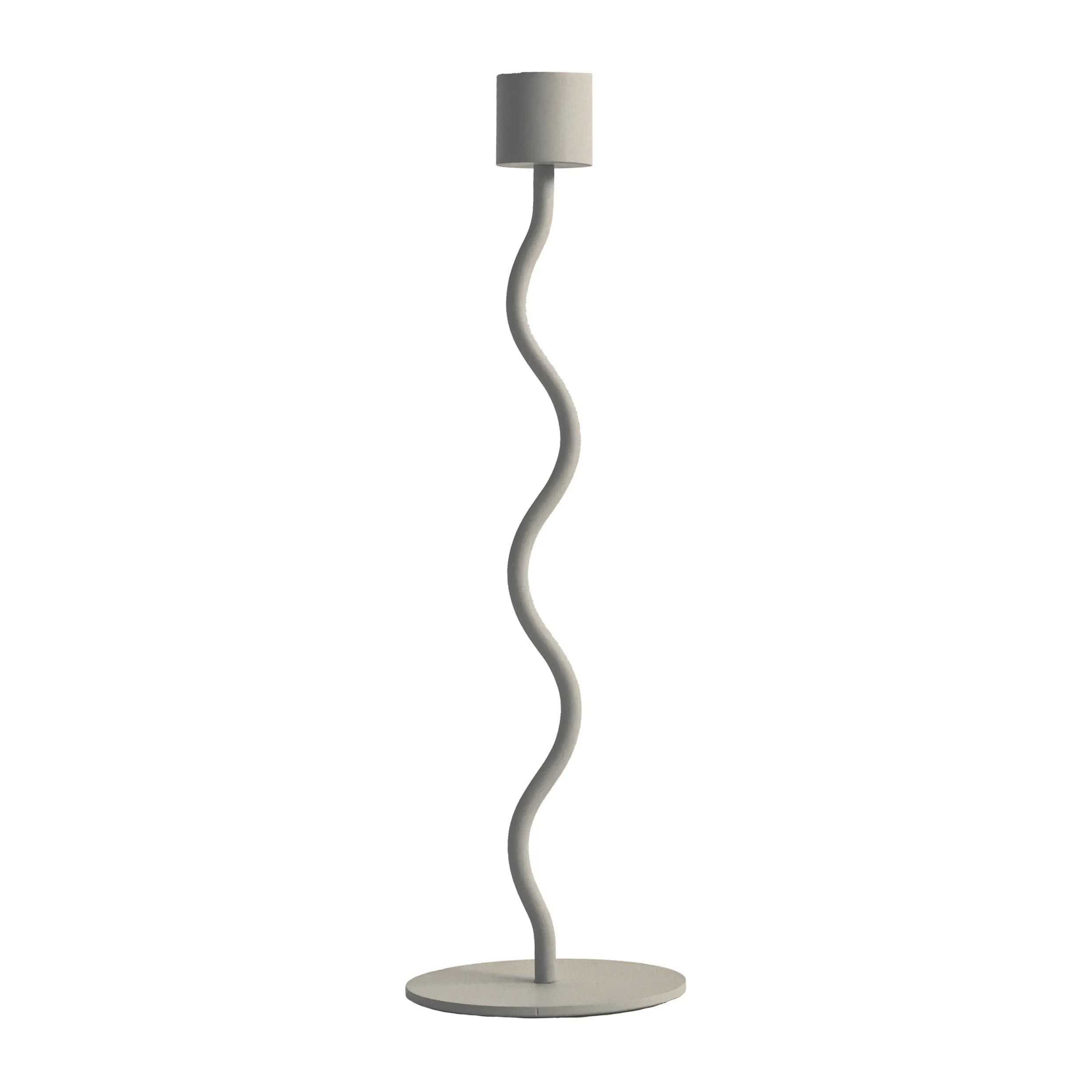 Curved Kynttilänjalka Sand 23cm