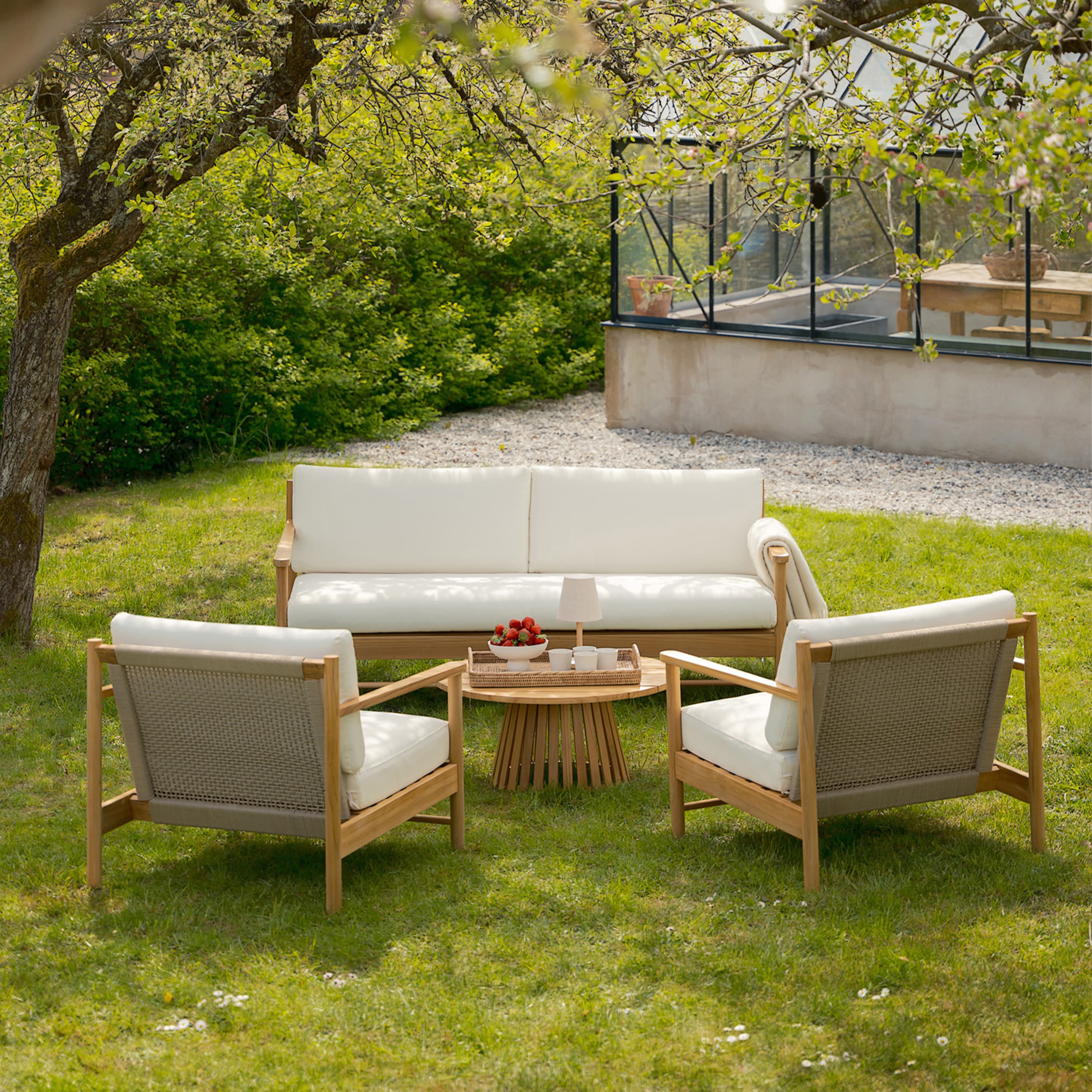 Soleil Outdoor Lounge-sohva 185 cm