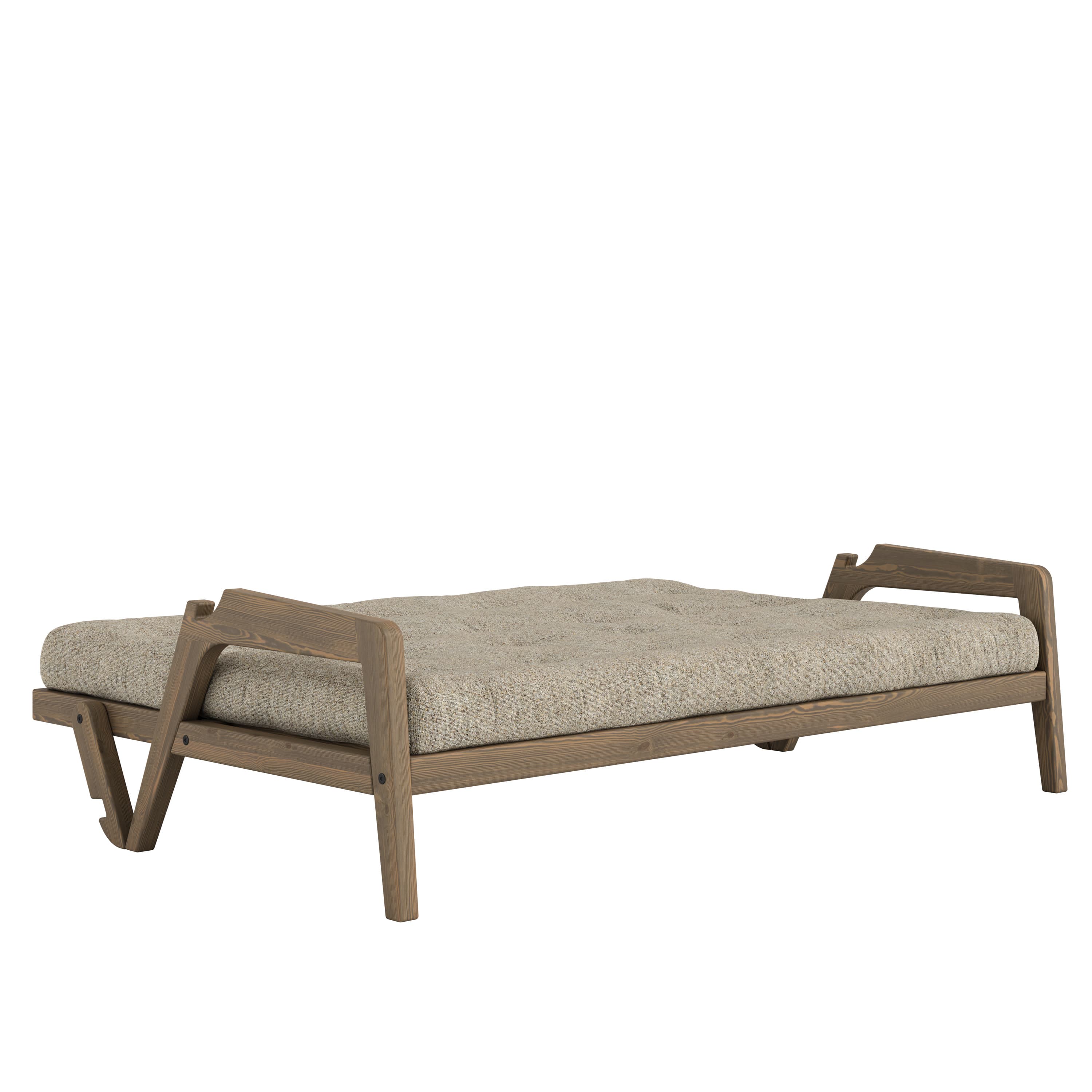 Grab Vuodesohva Carob Brown Lacquered/Warm Sand 204cm