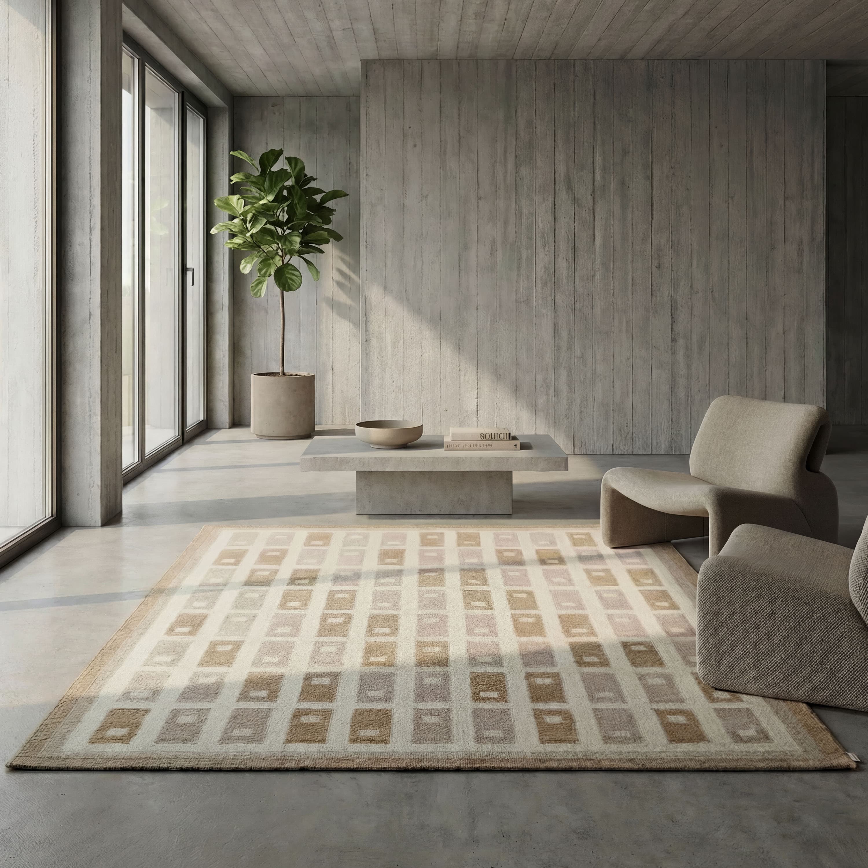 Fyrbo Villamatto Beige 170x230