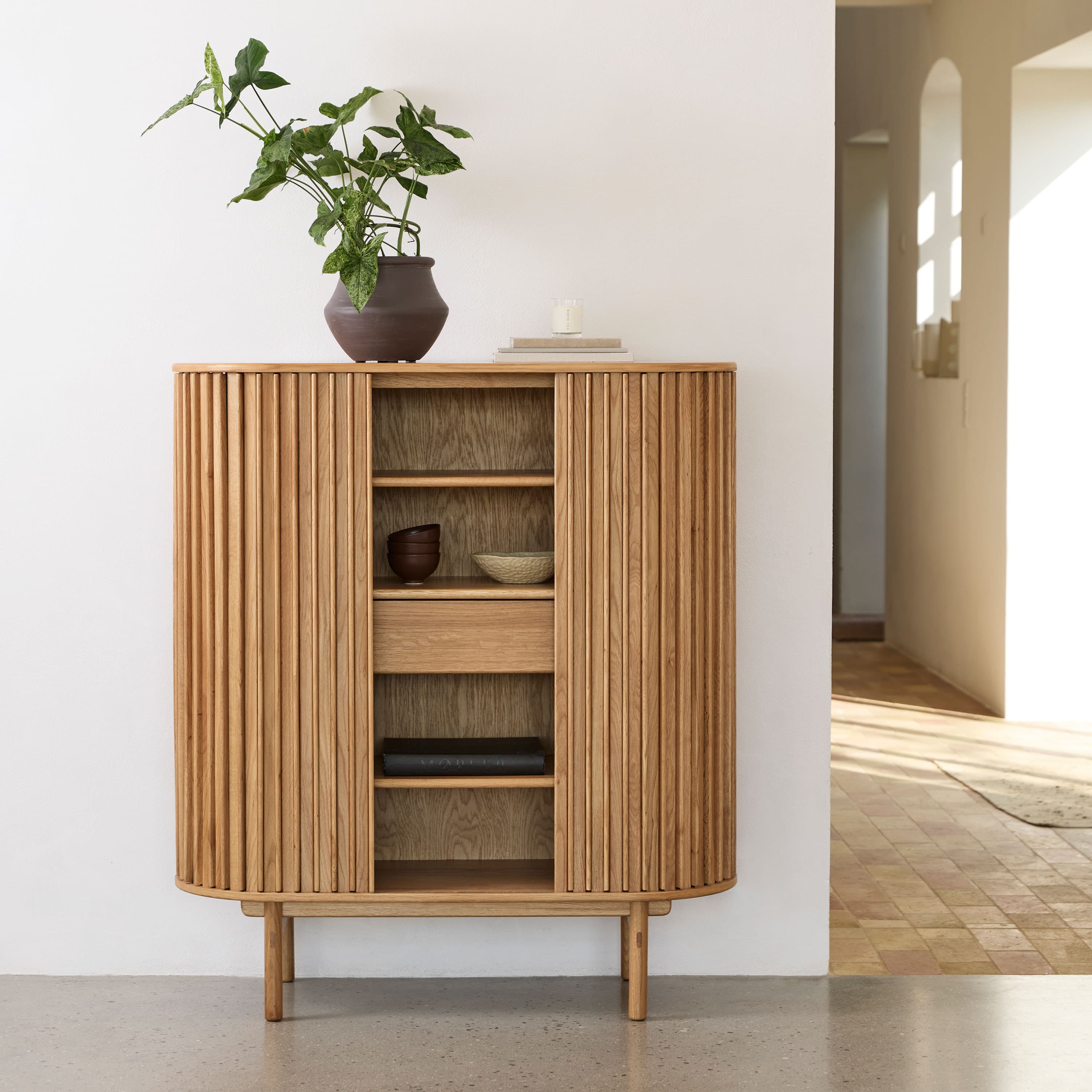 Alice Kaappi Natural Oak 125cm