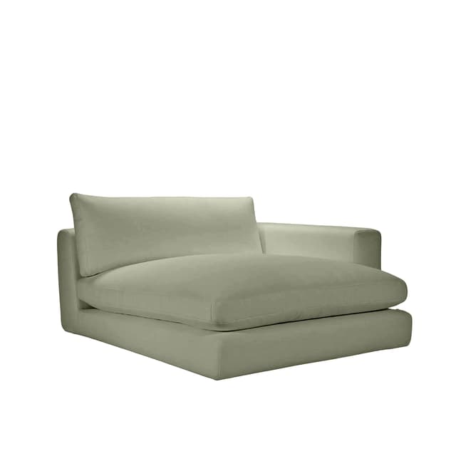 Capri 1,5-istuttava divaanimoduuli oikea käsinoja Green 142x155