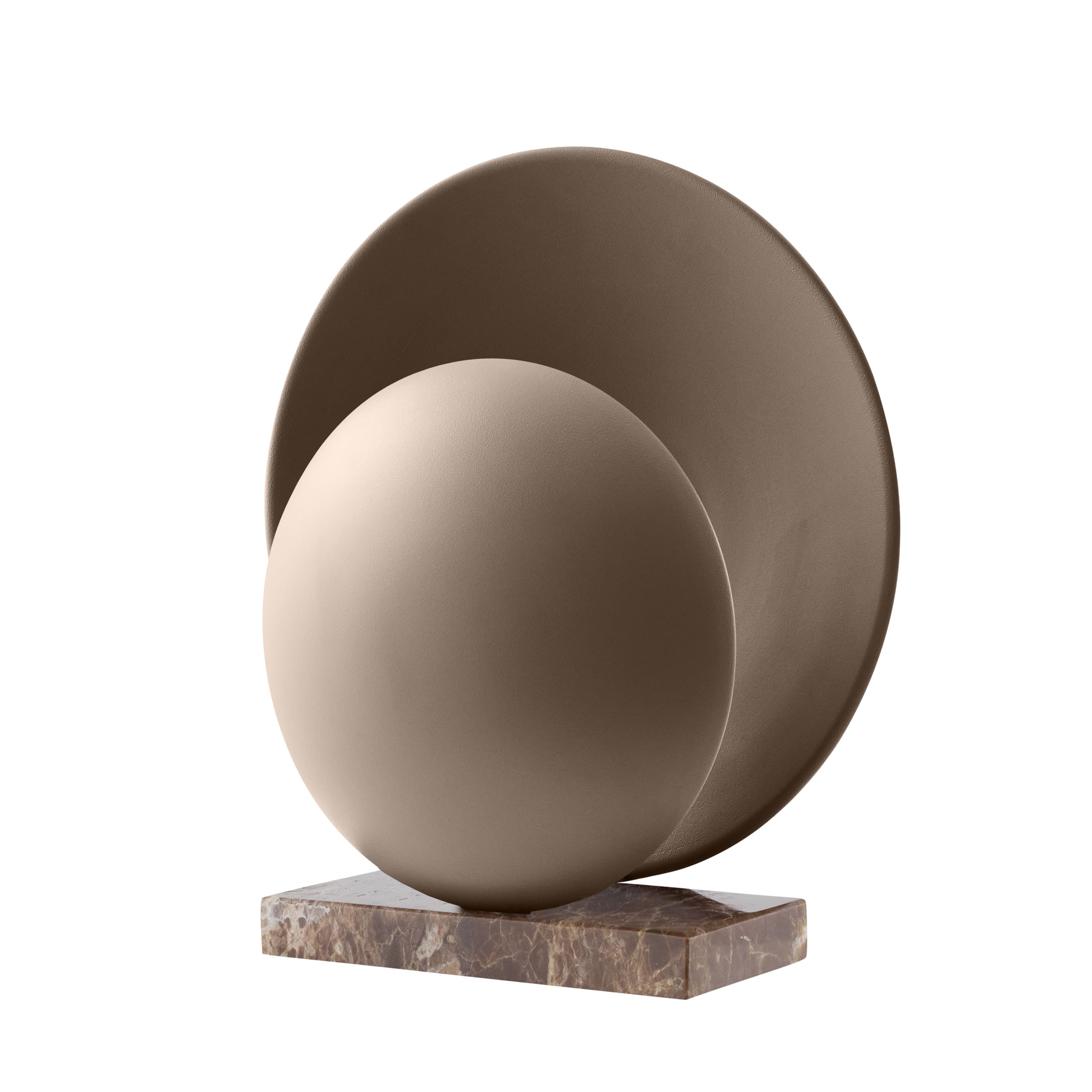 Orbit Pöytävalaisin Mocha/Ruskea marmori 32cm