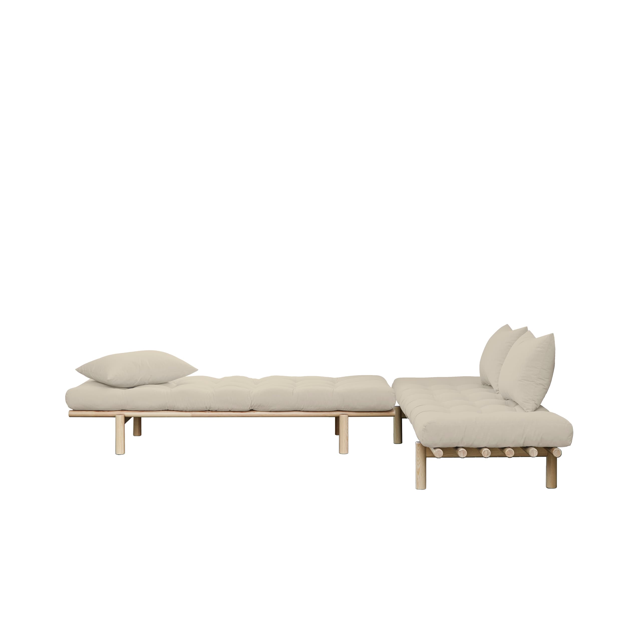 Pace Sohvasänky Luonnonväri/Beige 200 cm