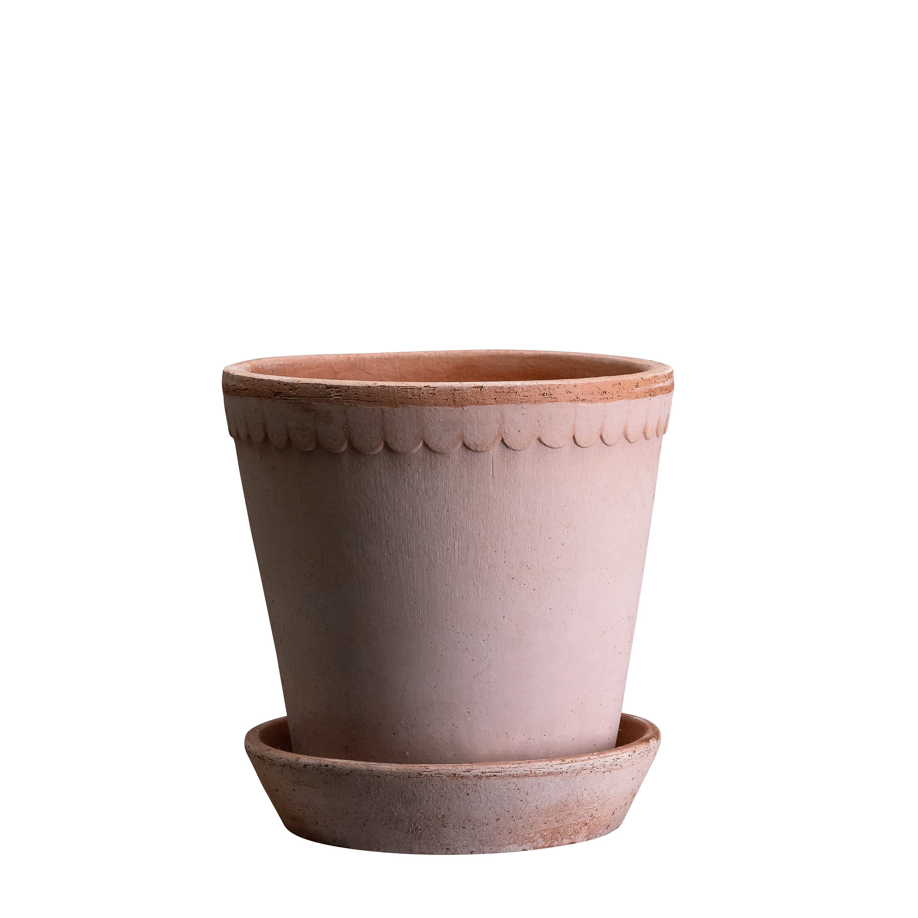 Helena Ruukku lautasella Raw Pink Terracotta Ø18