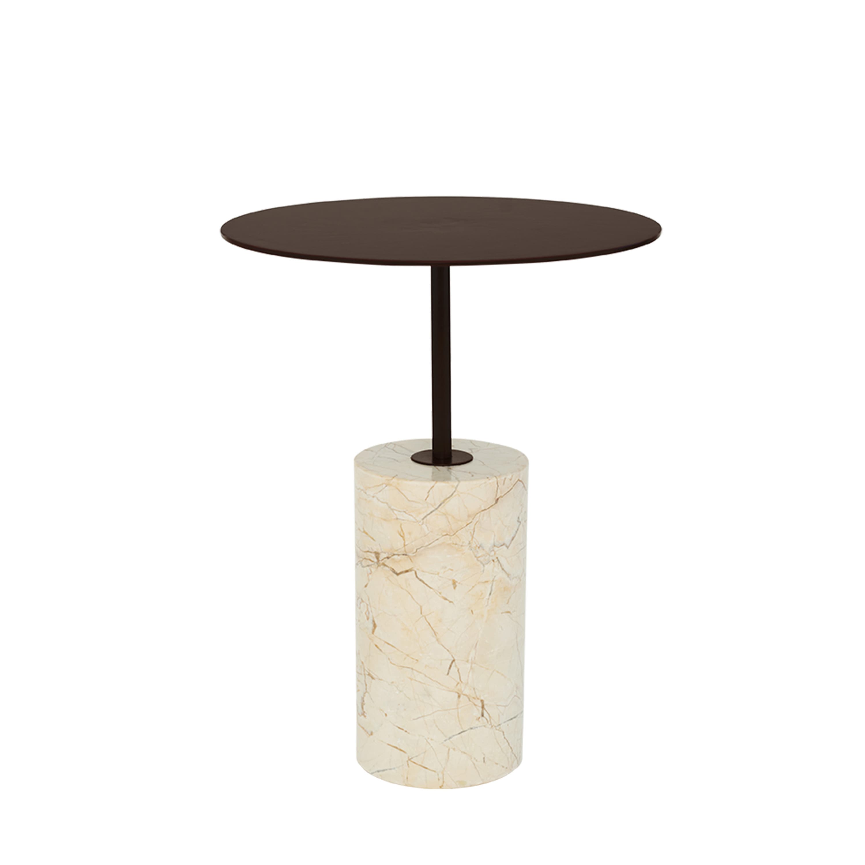 Macy B Sivupöytä Beige/punaruskea 45 cm