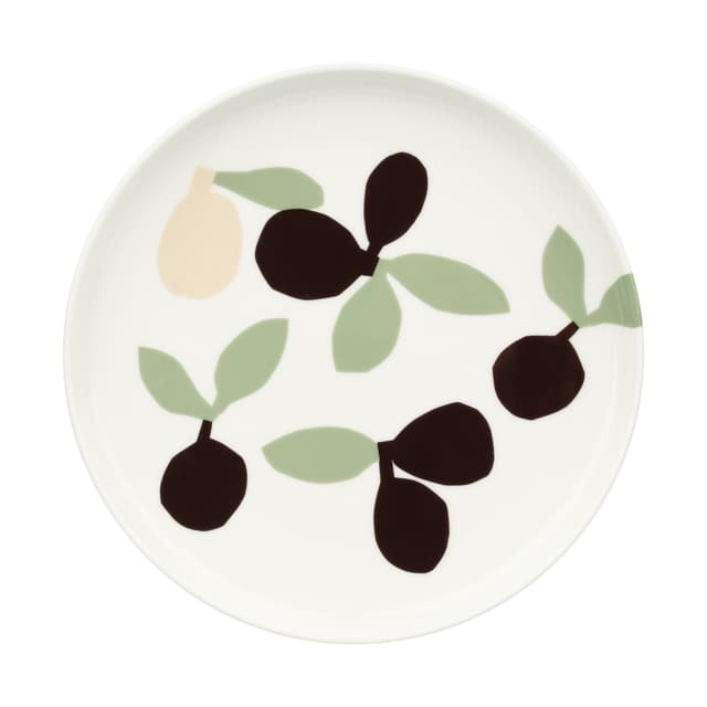 Lautanen Sage/Musta Ruskea/Liina 20cm