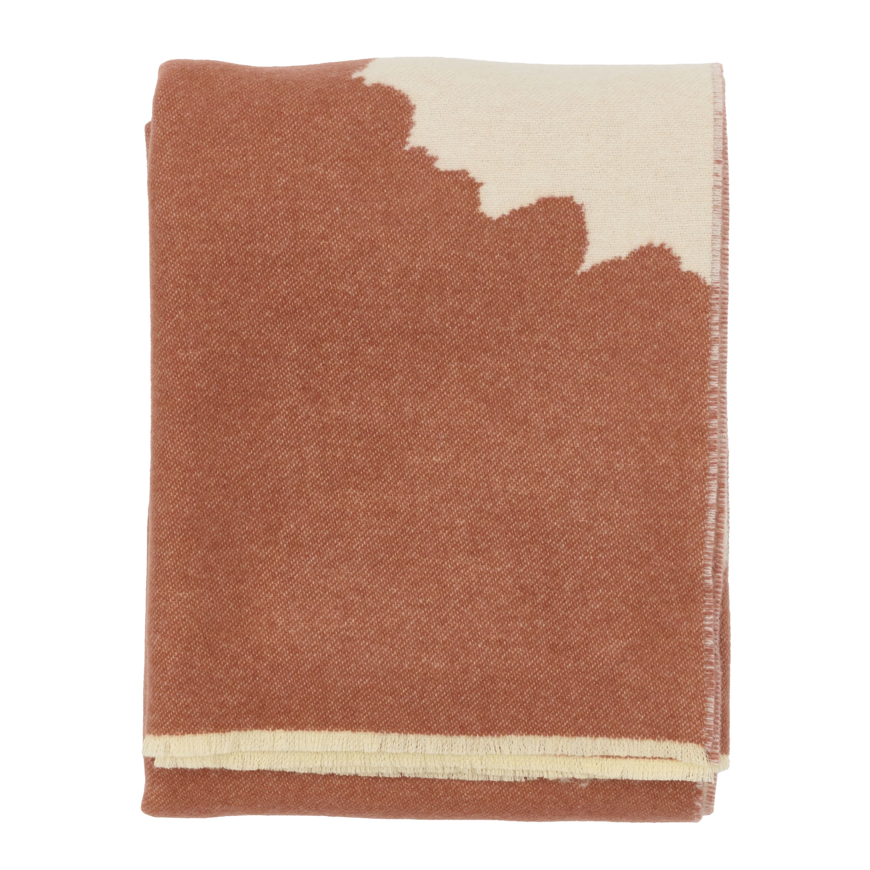 Iso Unikko Huopa Off White/Chestnut 130x170
