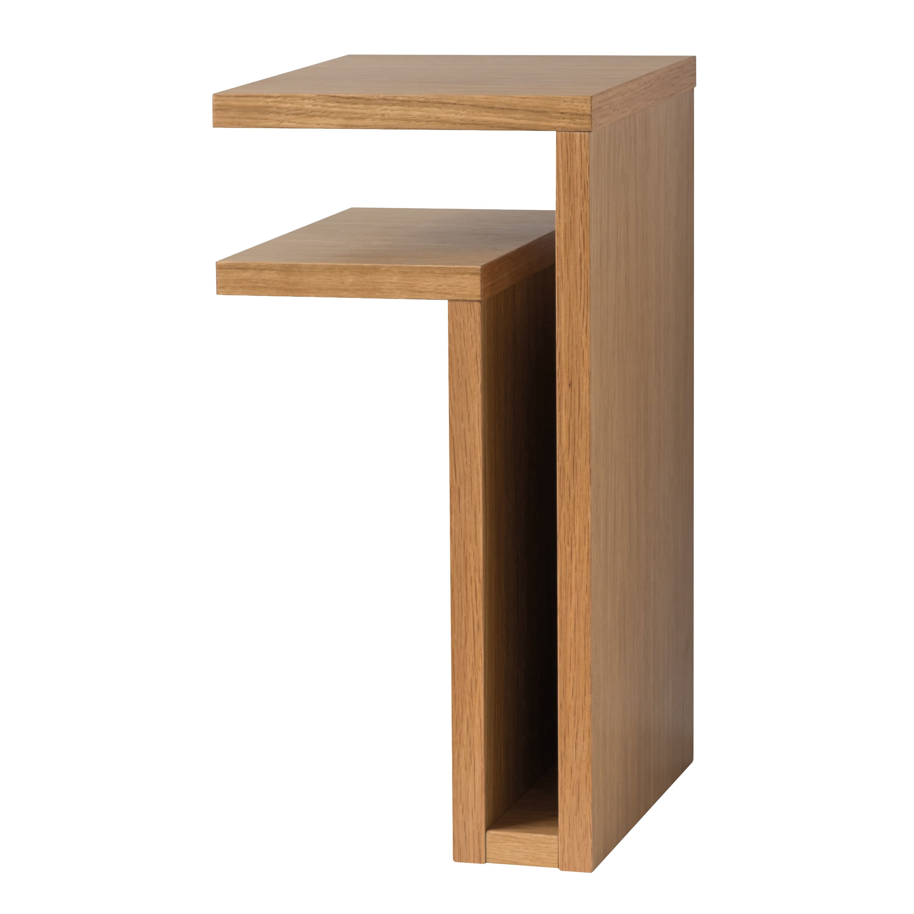 F-Shelf Left Yöpöytä Luonnollinen Tammi