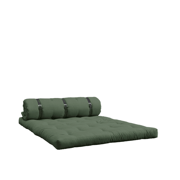 Buckle-up daybed olive green 200 cm