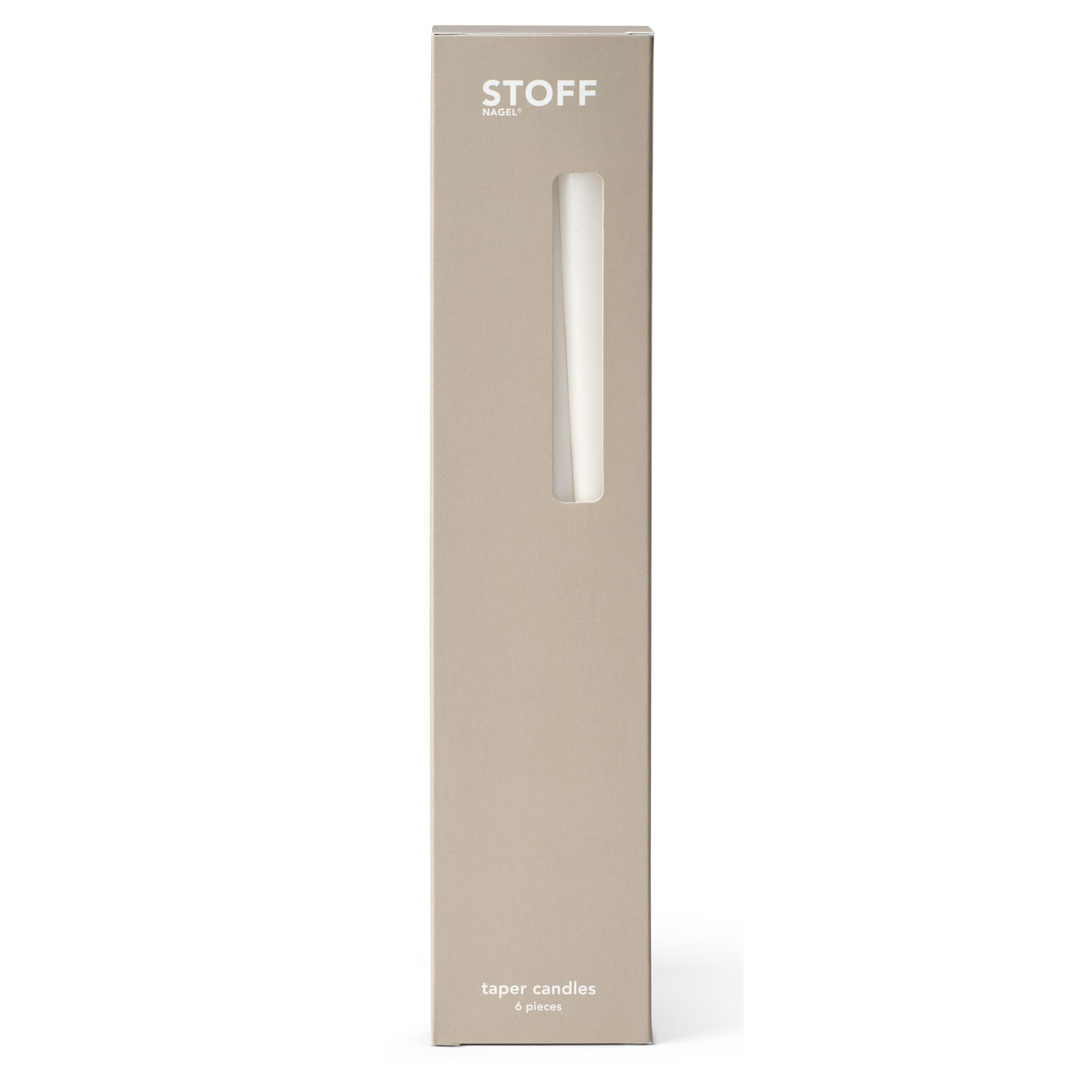 STOFF Nagel Kynttilä by Ester & Erik Valkoinen 6-pack