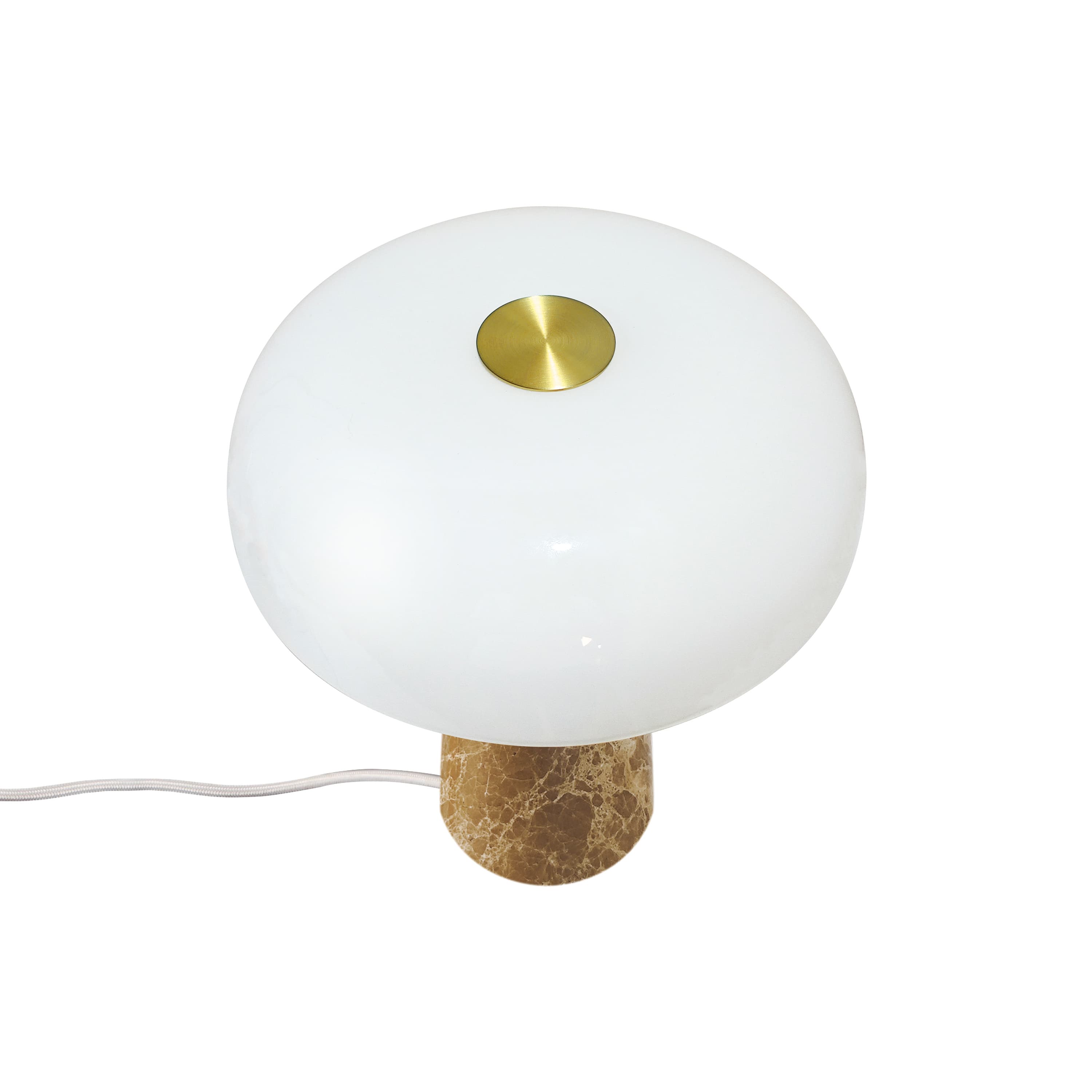 Glossy Mini Pöytävalaisin Beige 24cm