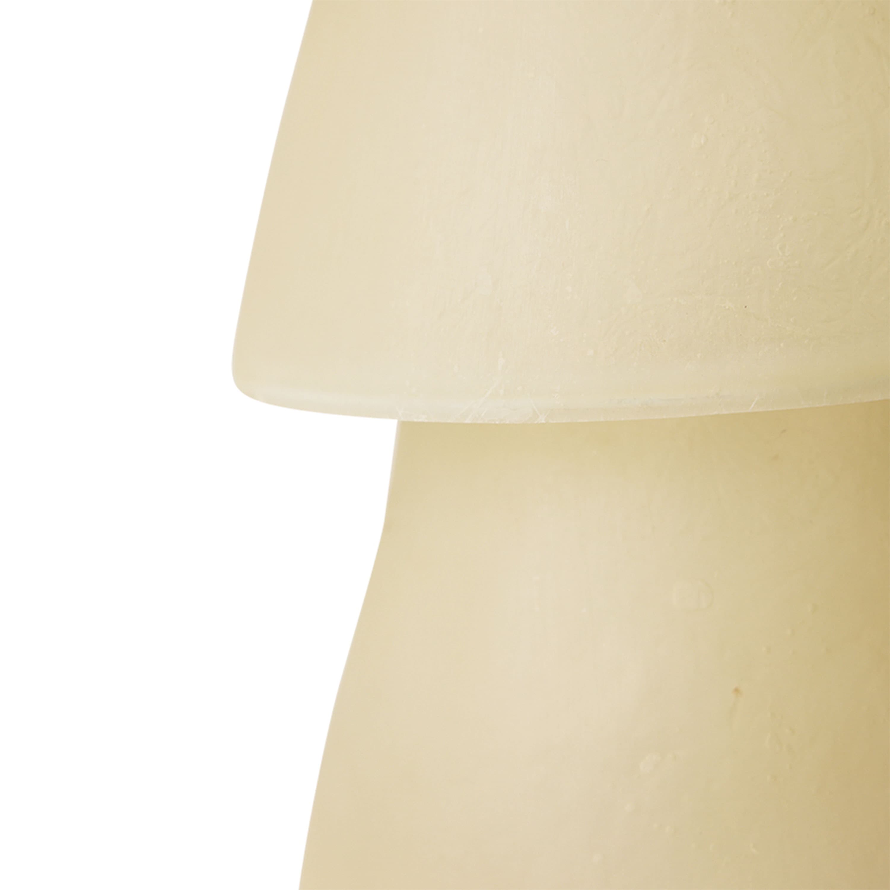 Glassfiber Pöytävalaisin Off White 35 cm